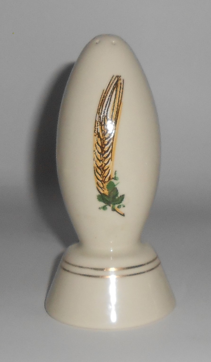 Coors Pottery Porcelain Barley/Hops Shaker