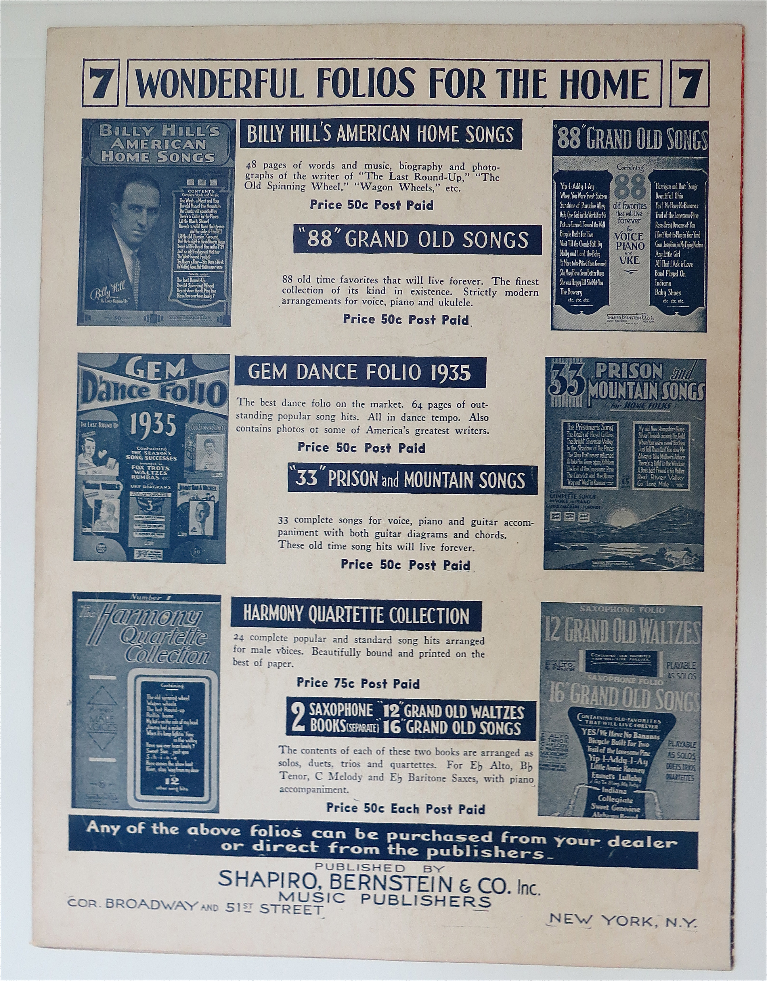 Sheet Music For 1935 Red Sails In The Sunset