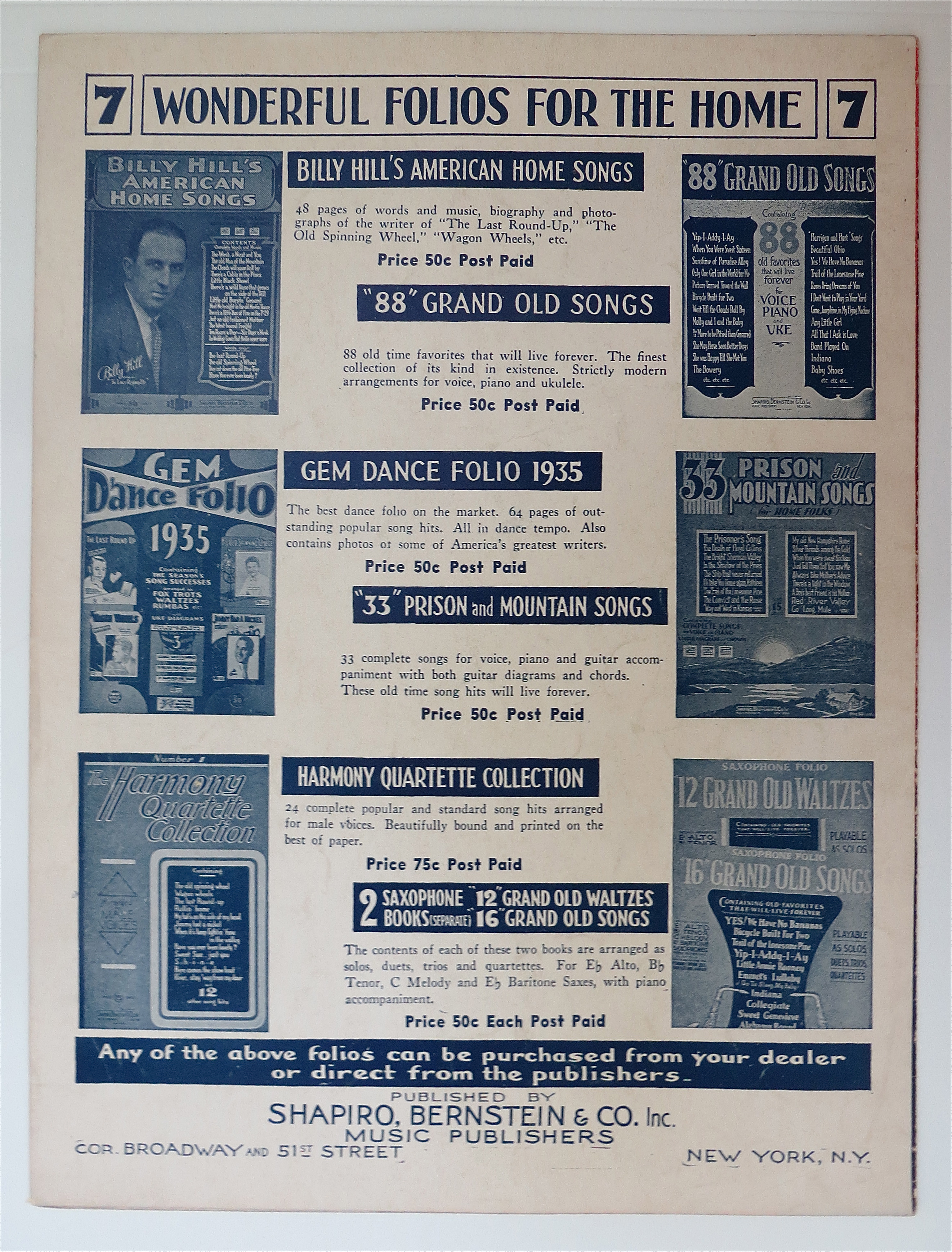 Sheet Music For 1935 Red Sails In The Sunset