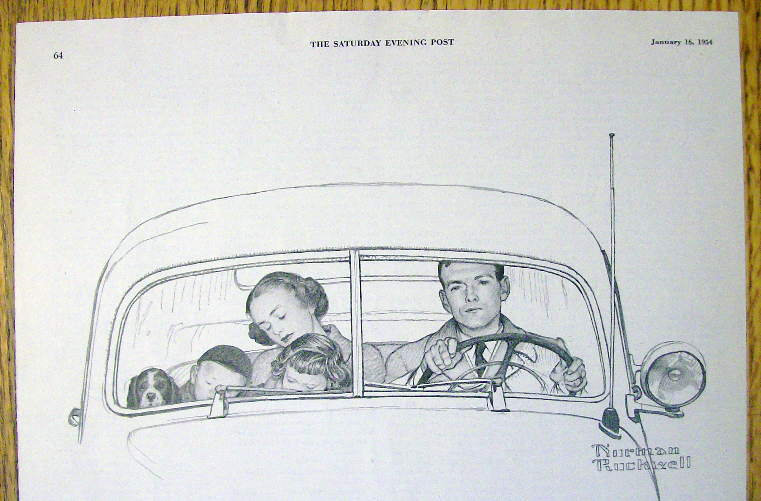 1954 Massachusetts Mutual By Norman Rockwell