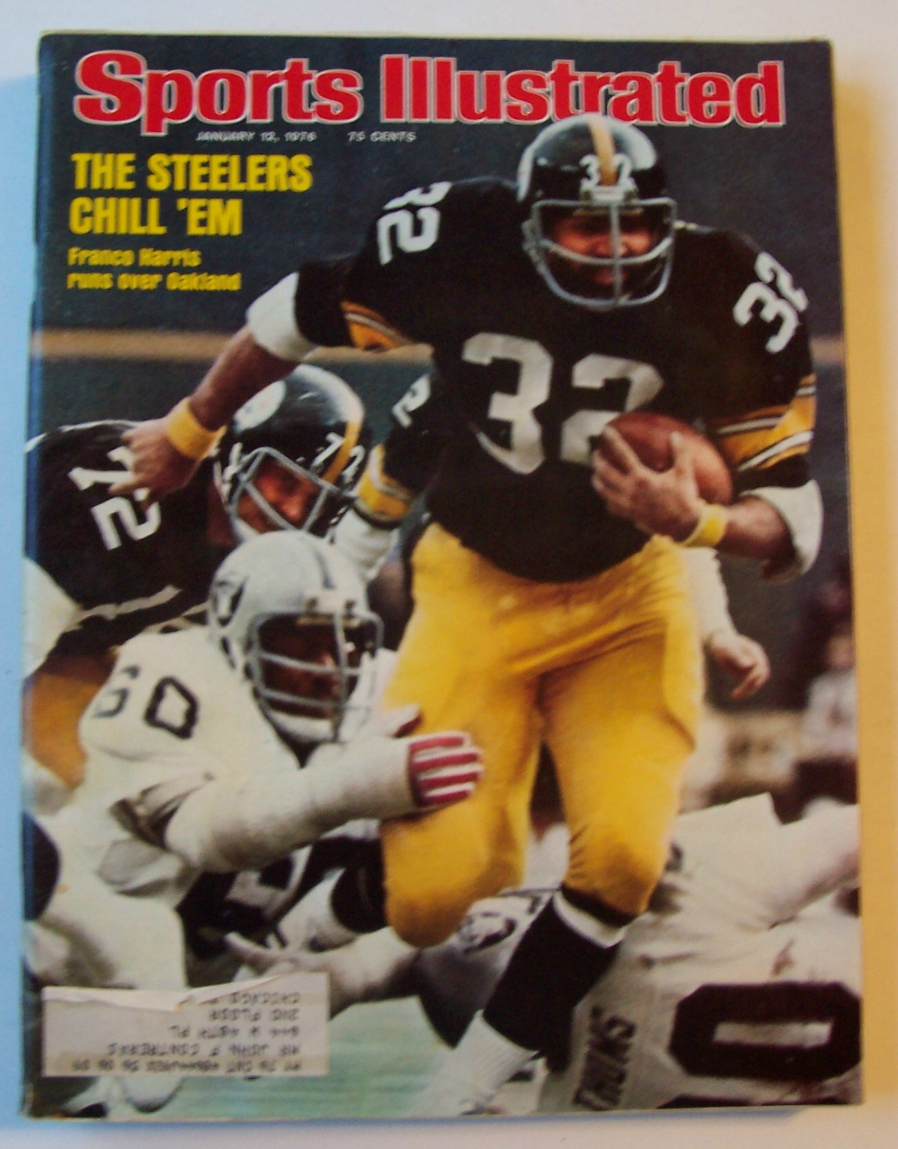 Sports Illustrated Magazine-Jan 12, 1976-Franco Harris