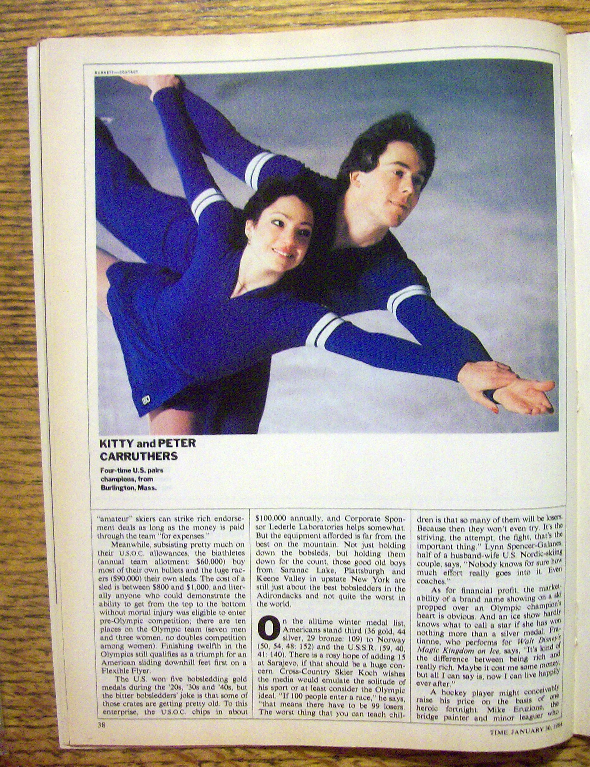 Time Magazine-January 30, 1984-Olympic Dreams