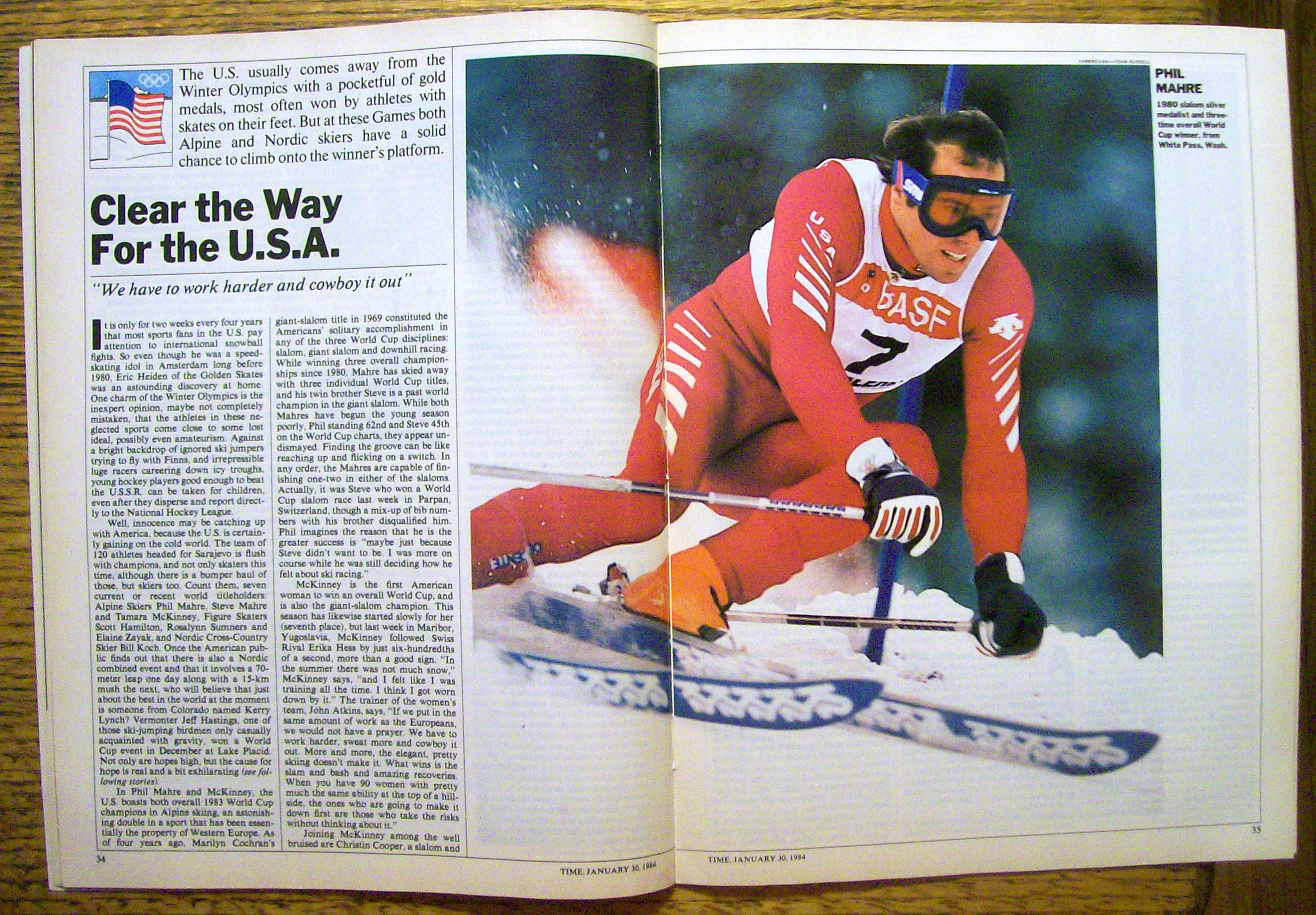 Time Magazine-January 30, 1984-Olympic Dreams