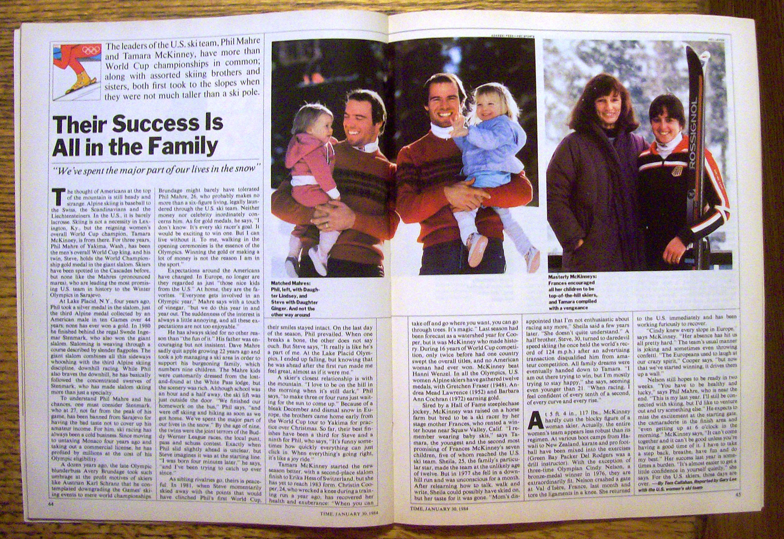Time Magazine-January 30, 1984-Olympic Dreams