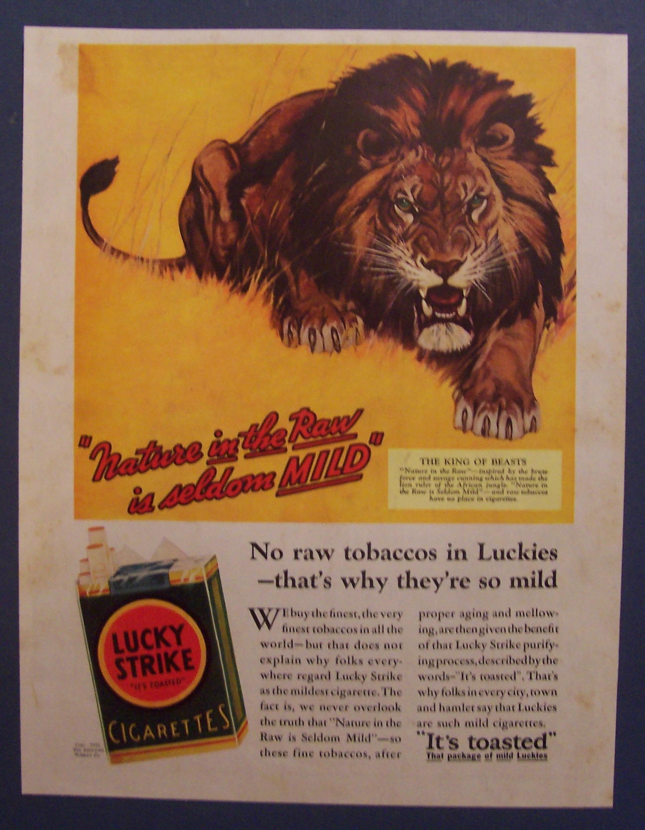 1932  Lucky  Strike  Cigarettes