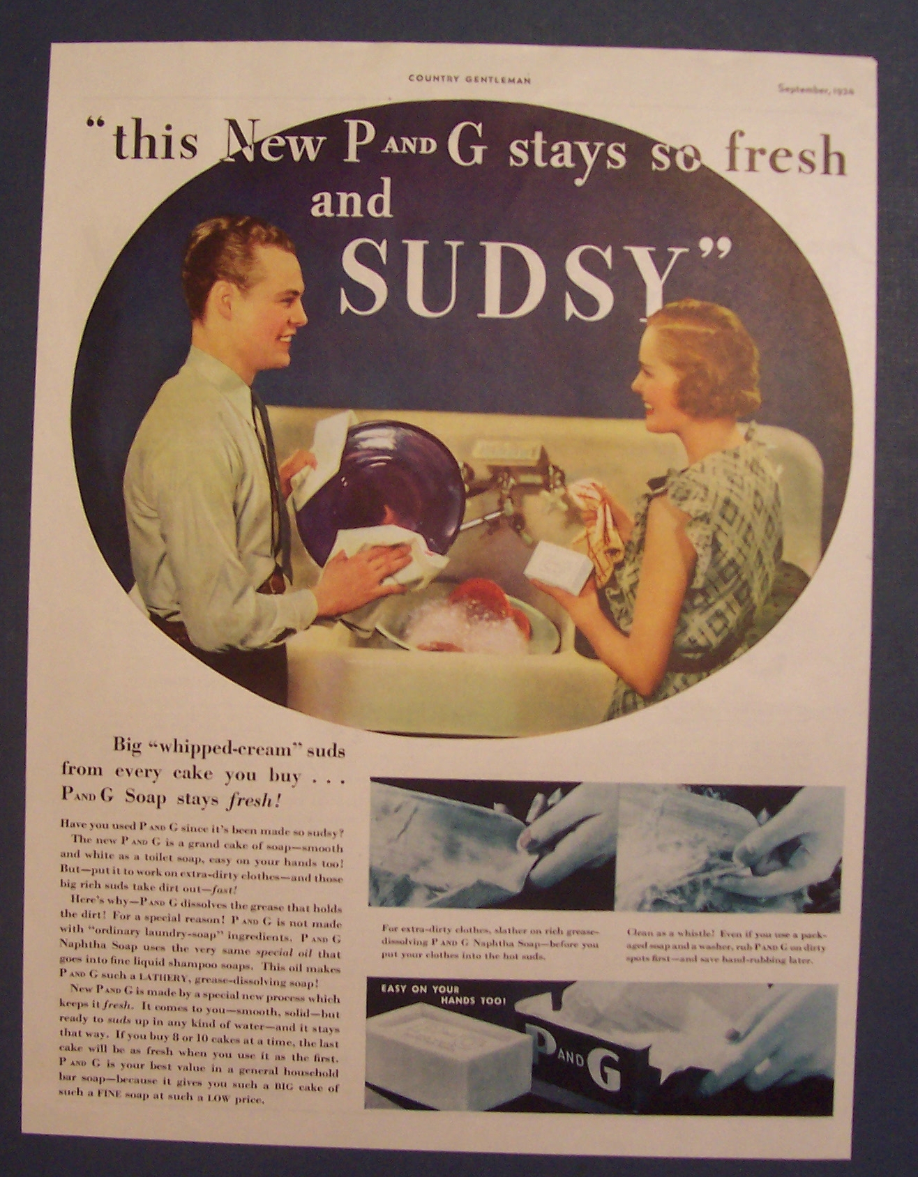 1934  P  And  G  Naphtha  Soap