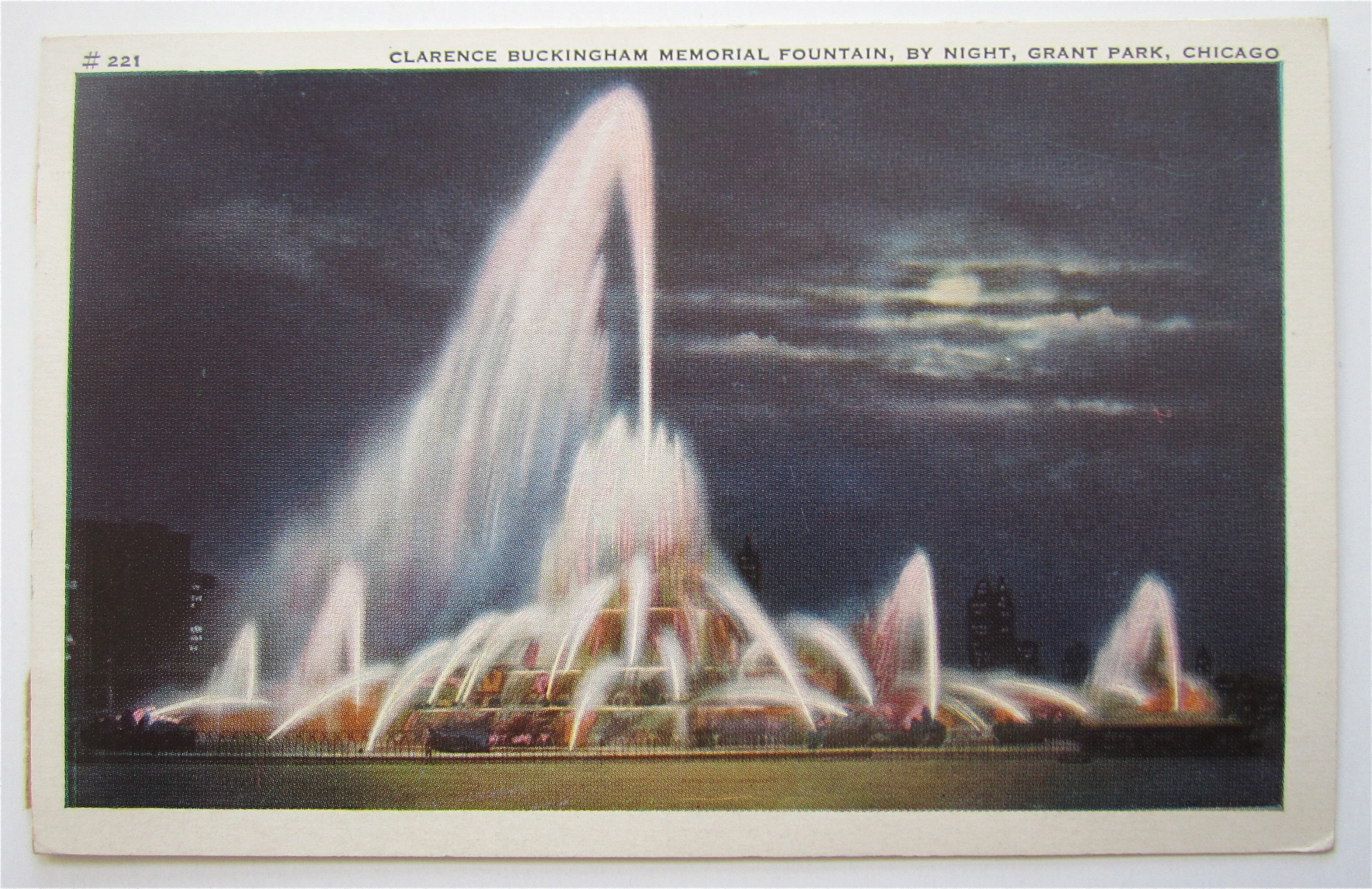 Clarence Buckingham Memorial Fountain Postcard