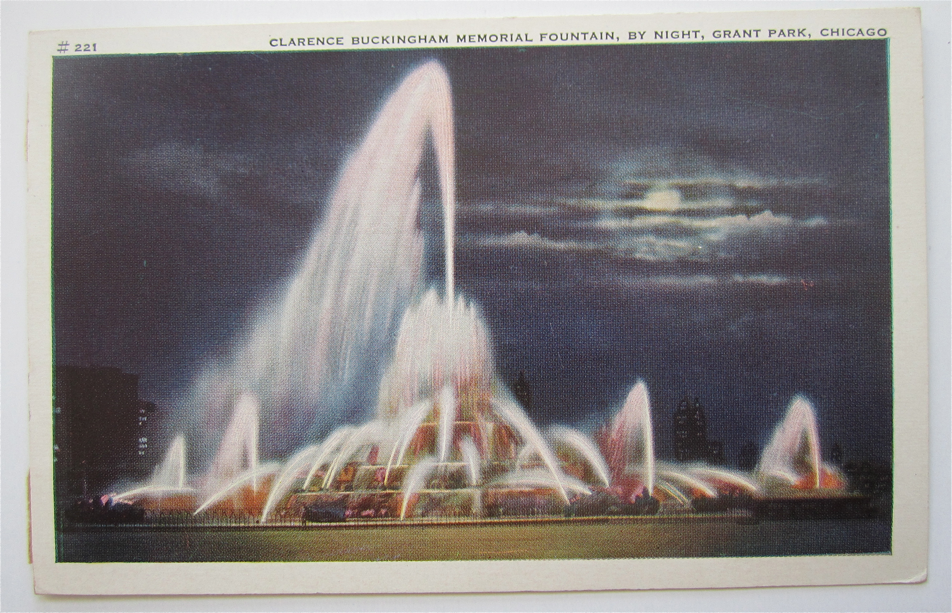 Clarence Buckingham Memorial Fountain Postcard