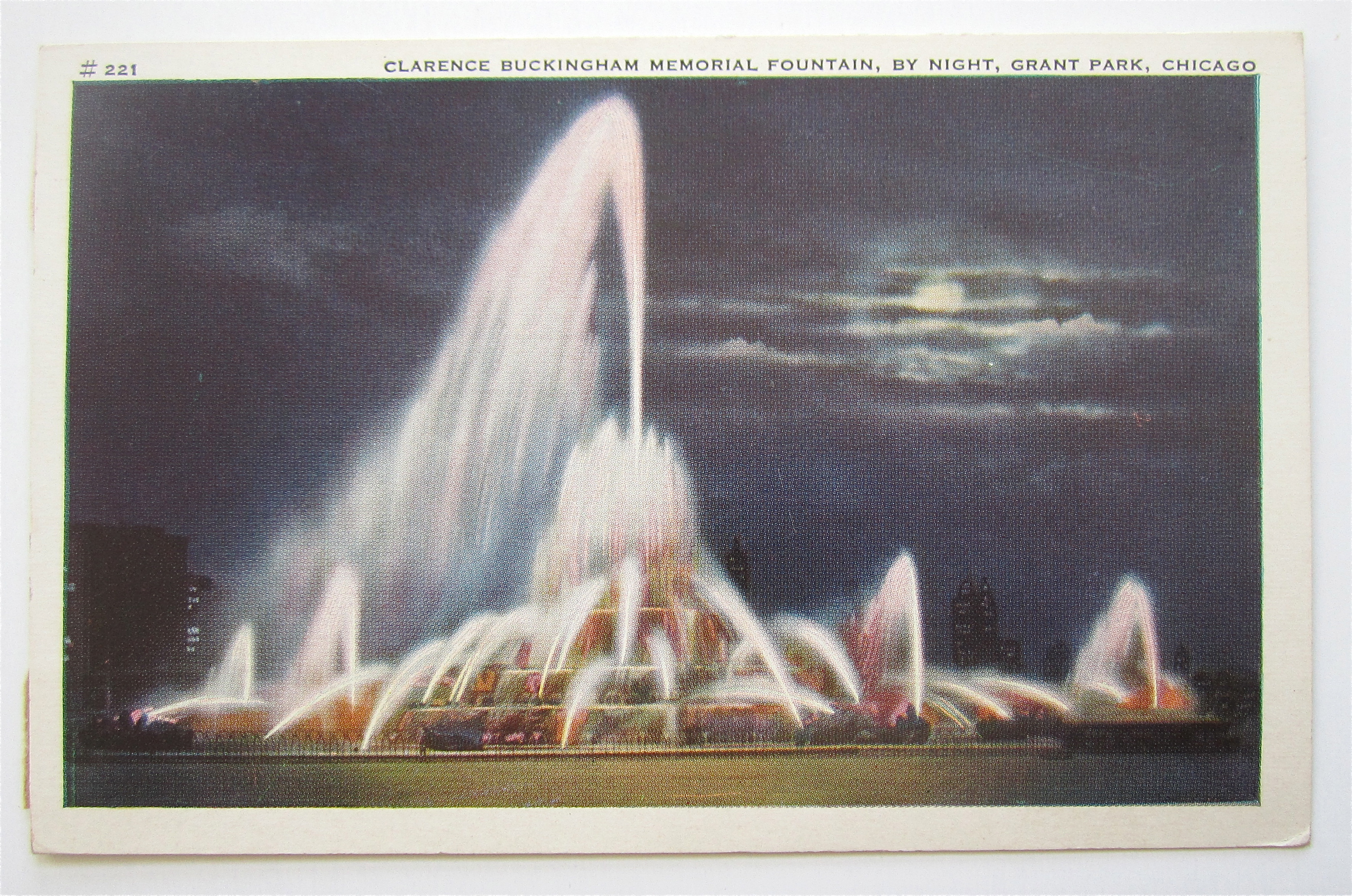 Clarence Buckingham Memorial Fountain Postcard