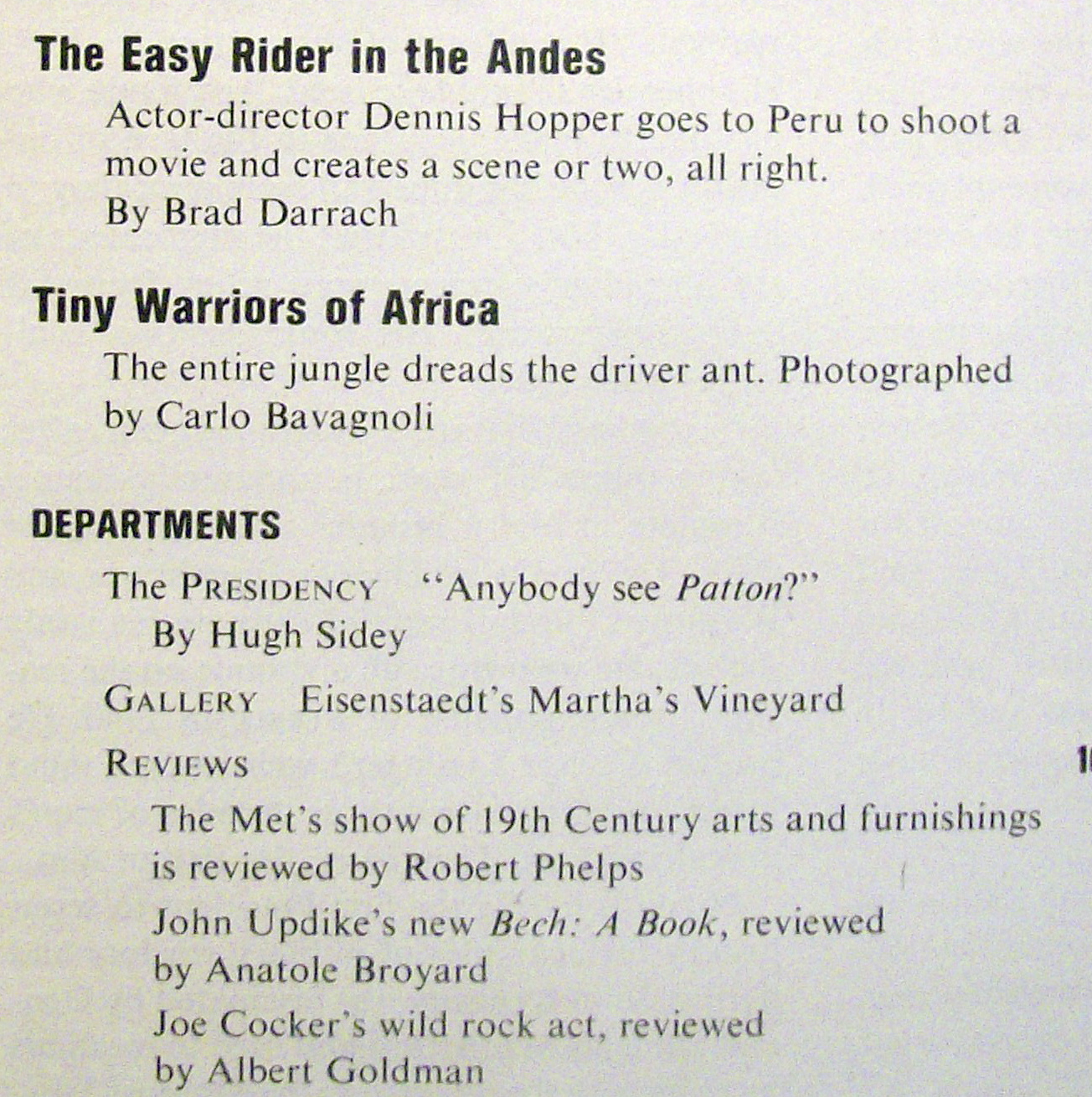 Life Magazine June 19, 1970 Dennis Hopper