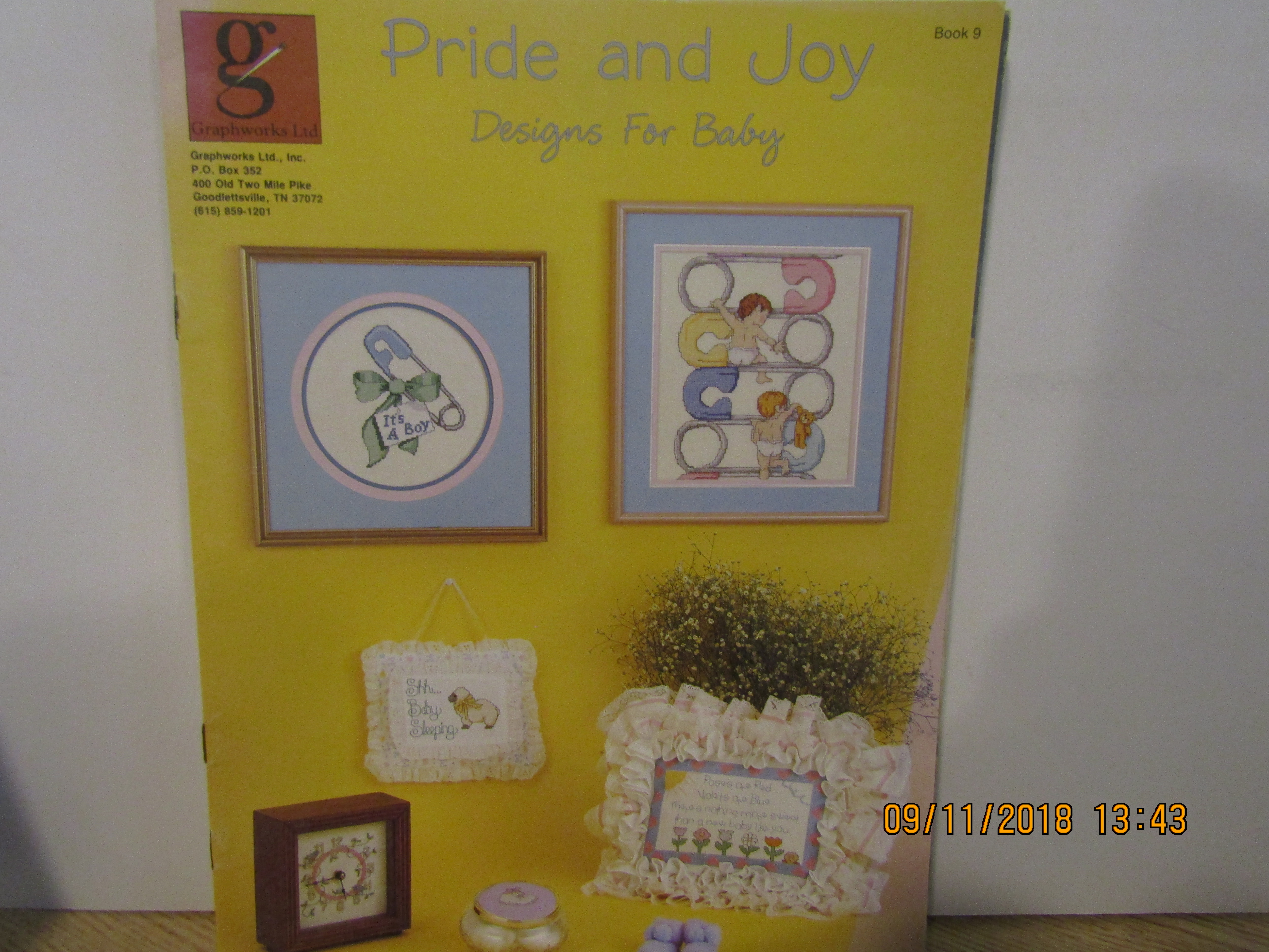 Graphworks Cross Stitch Pride & Joy Designs For Baby #9