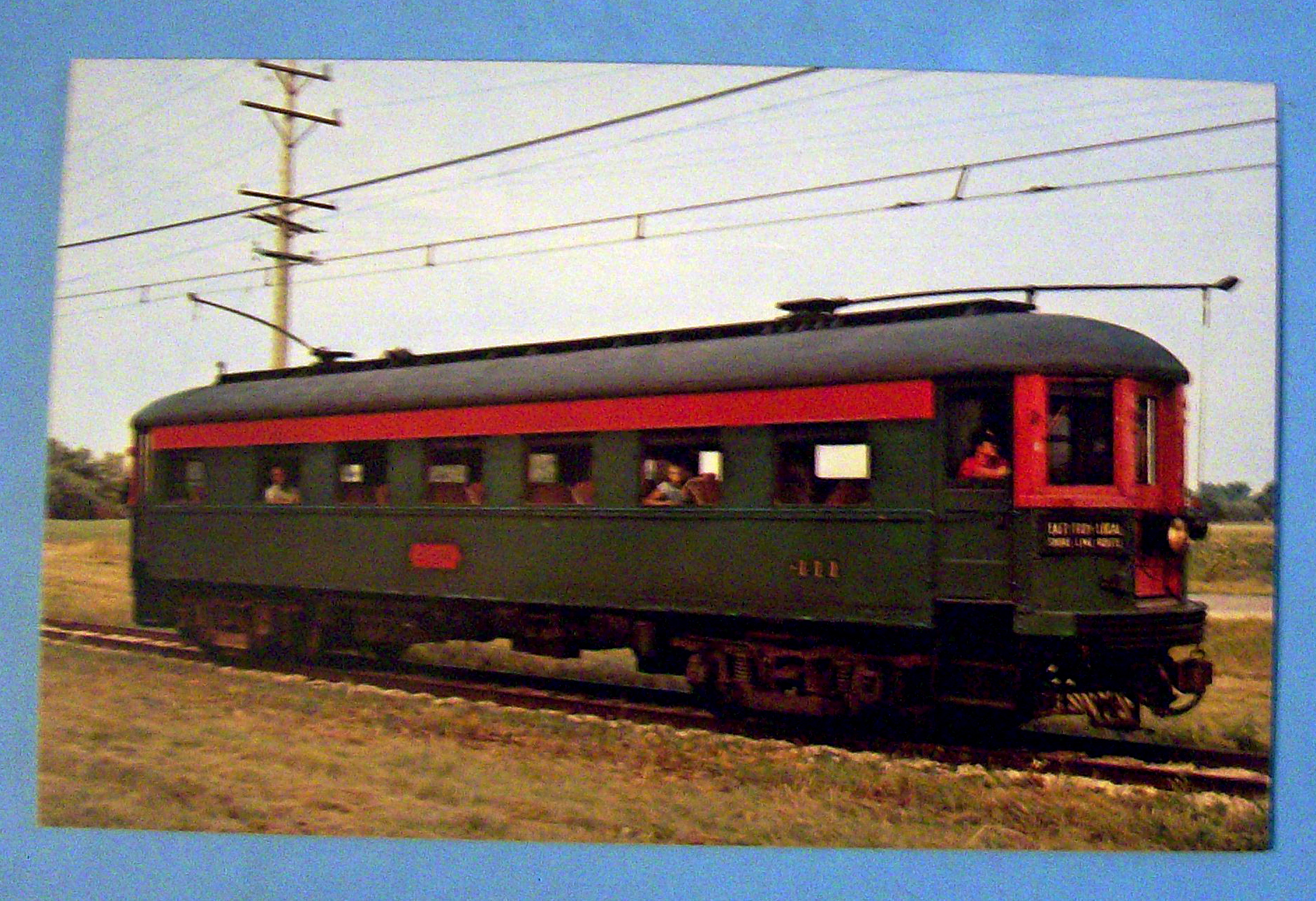 Car 411 CNSM Observation Car Postcard