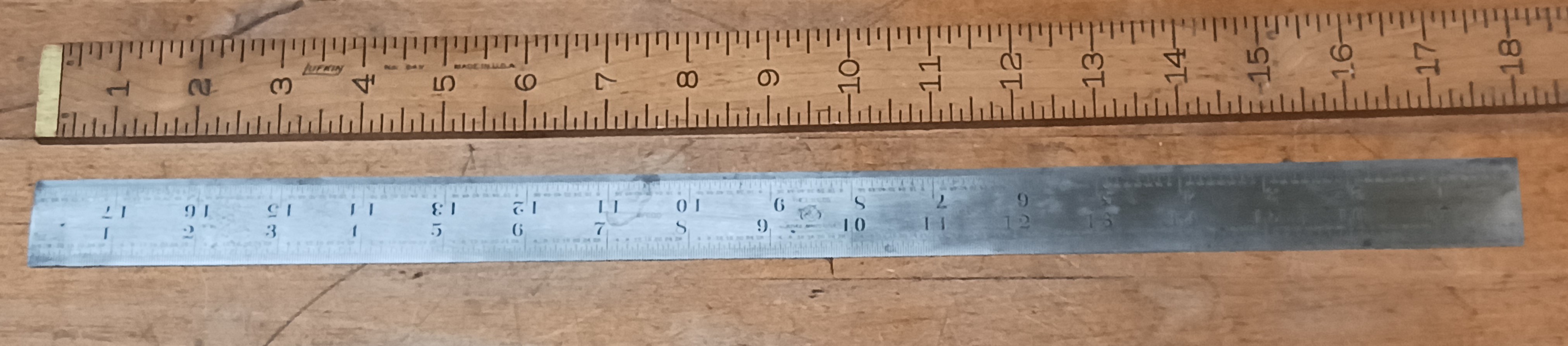 Starrett Steel Rule No. 600 Tempered 18 inch No. 4
