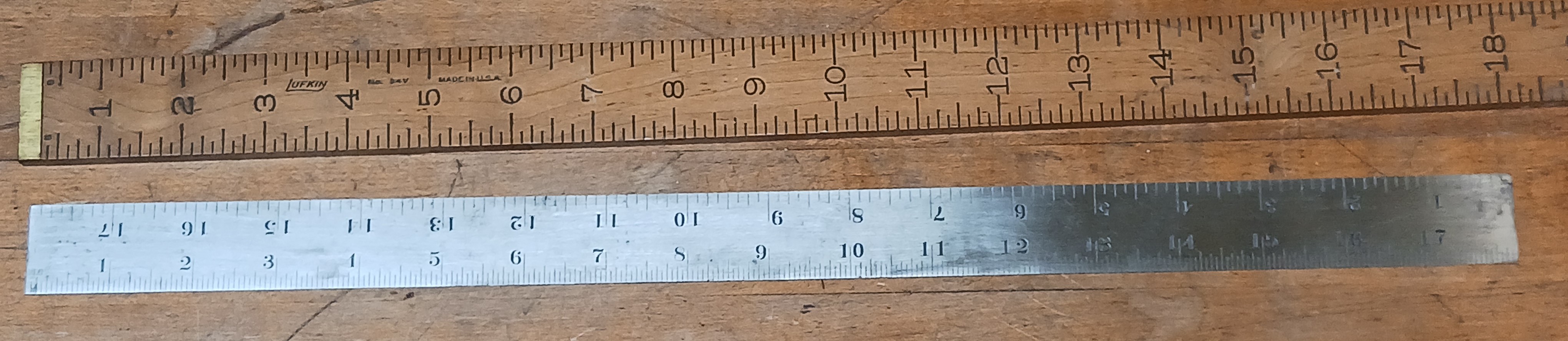 Starrett Steel Rule No. 600 Tempered 18 inch No. 4