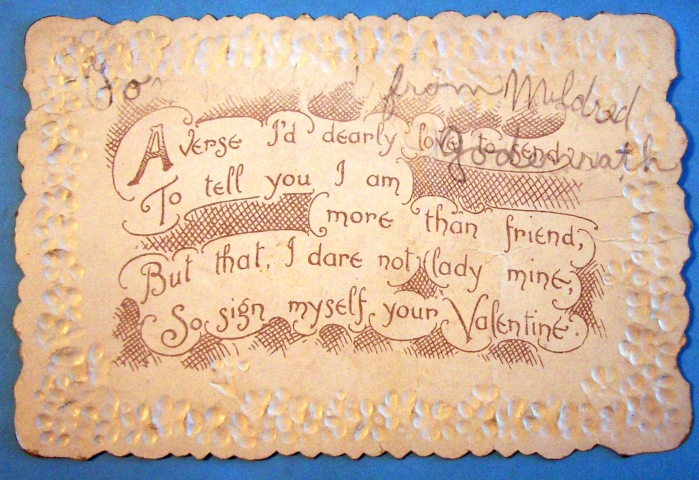 Forget Me Not Postcard