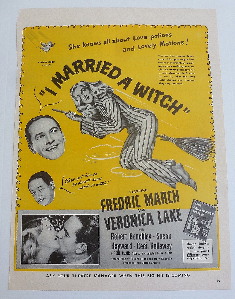 1942 I Married A Witch With Veronica Lake