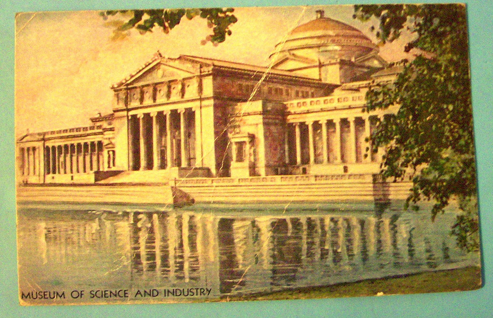 1933 Century of Progress, Science & Industry Postcard