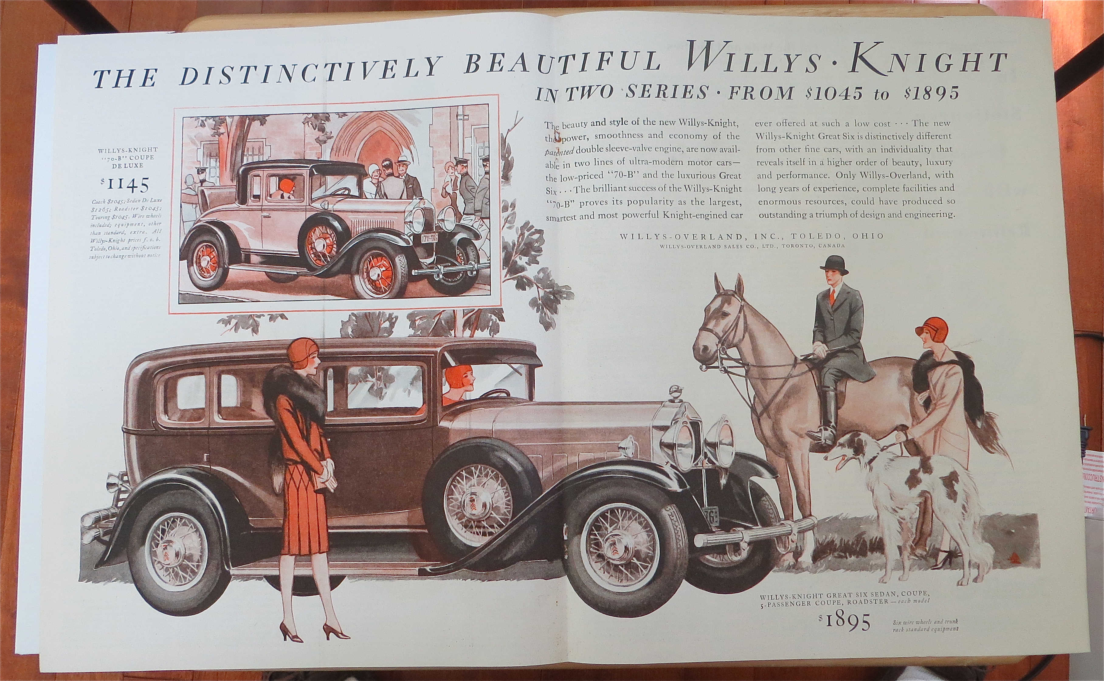 1929 Willys Knight with Willys Knight 70-B Coupe Deluxe