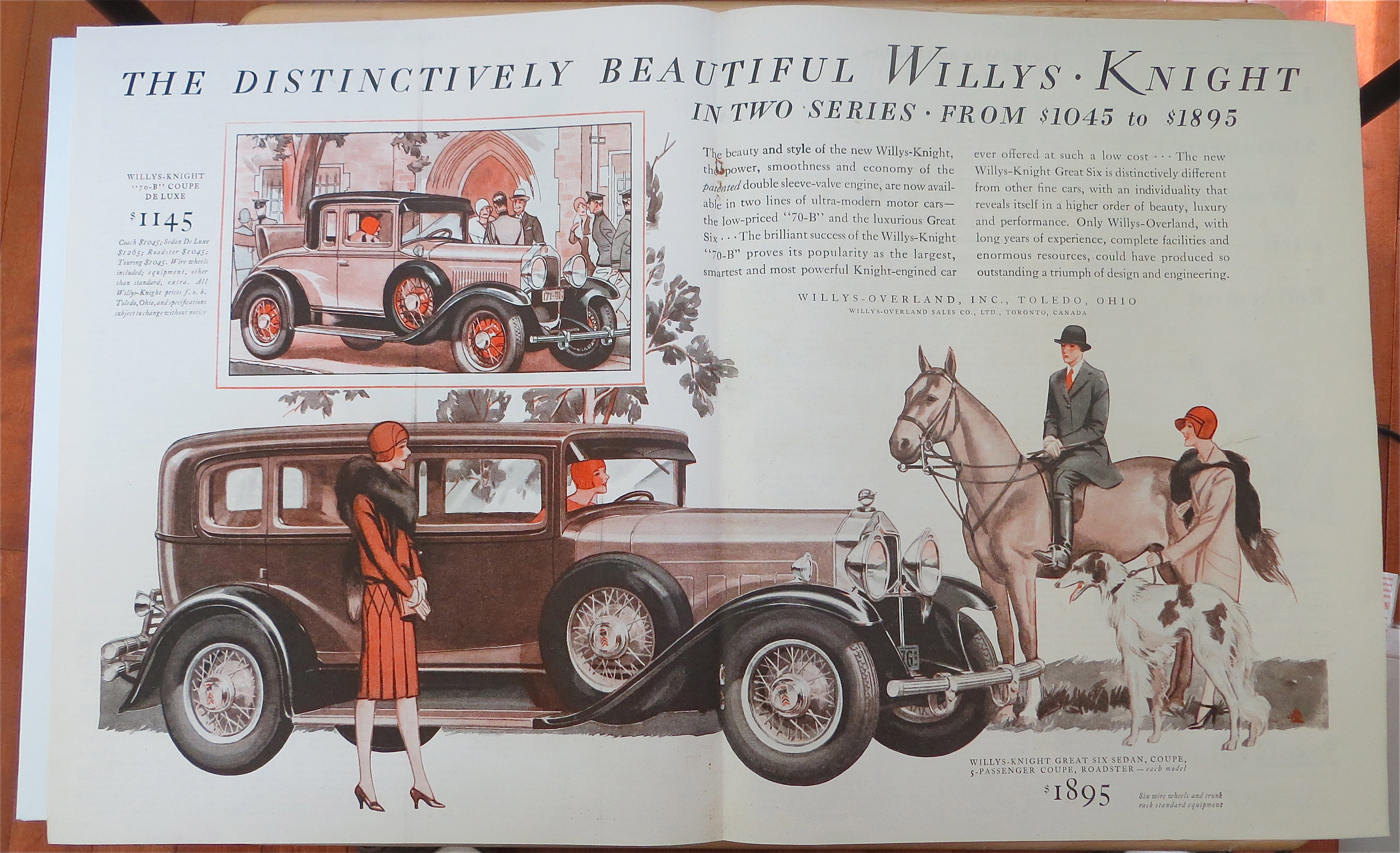 1929 Willys Knight with Willys Knight 70-B Coupe Deluxe