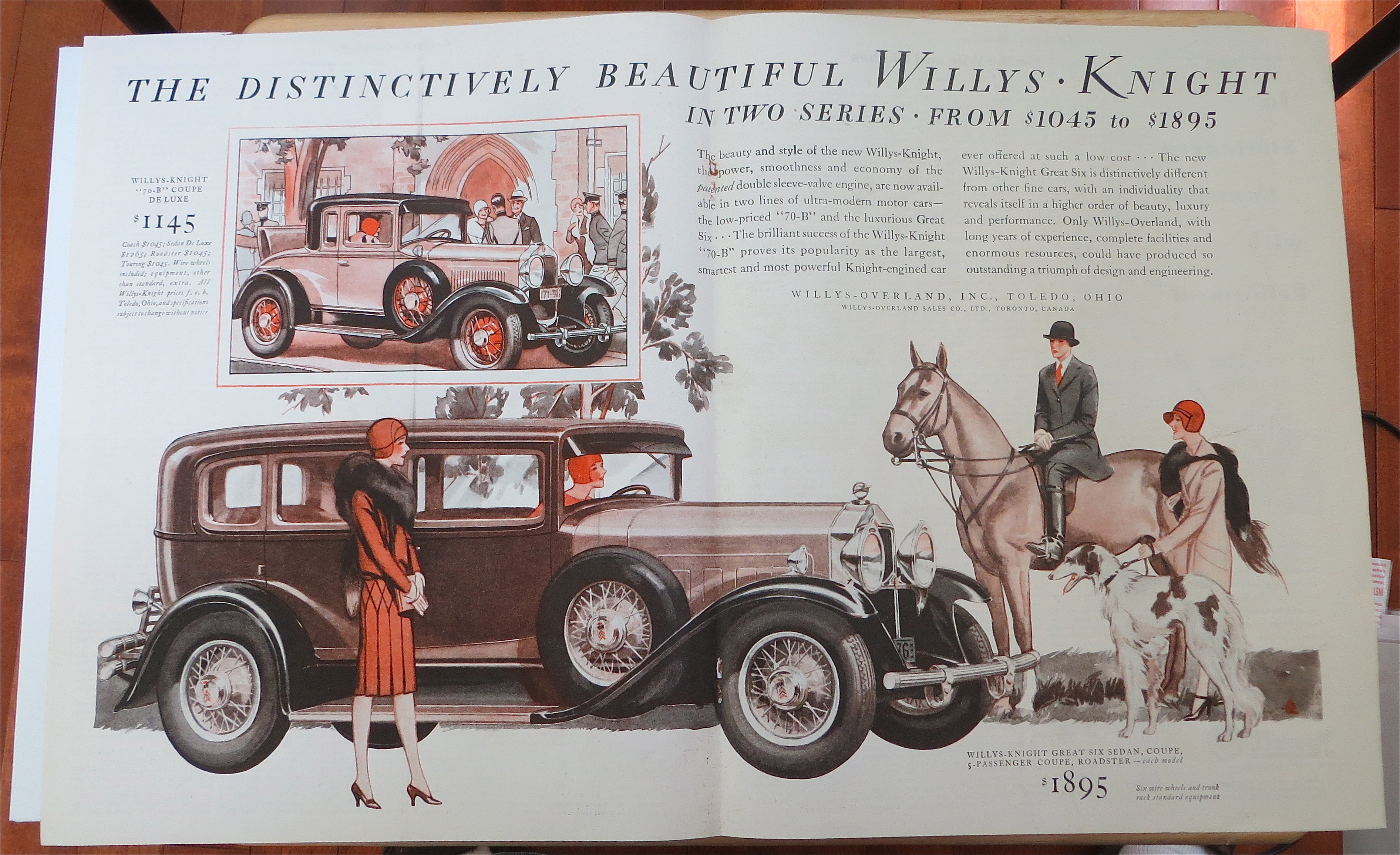 1929 Willys Knight with Willys Knight 70-B Coupe Deluxe