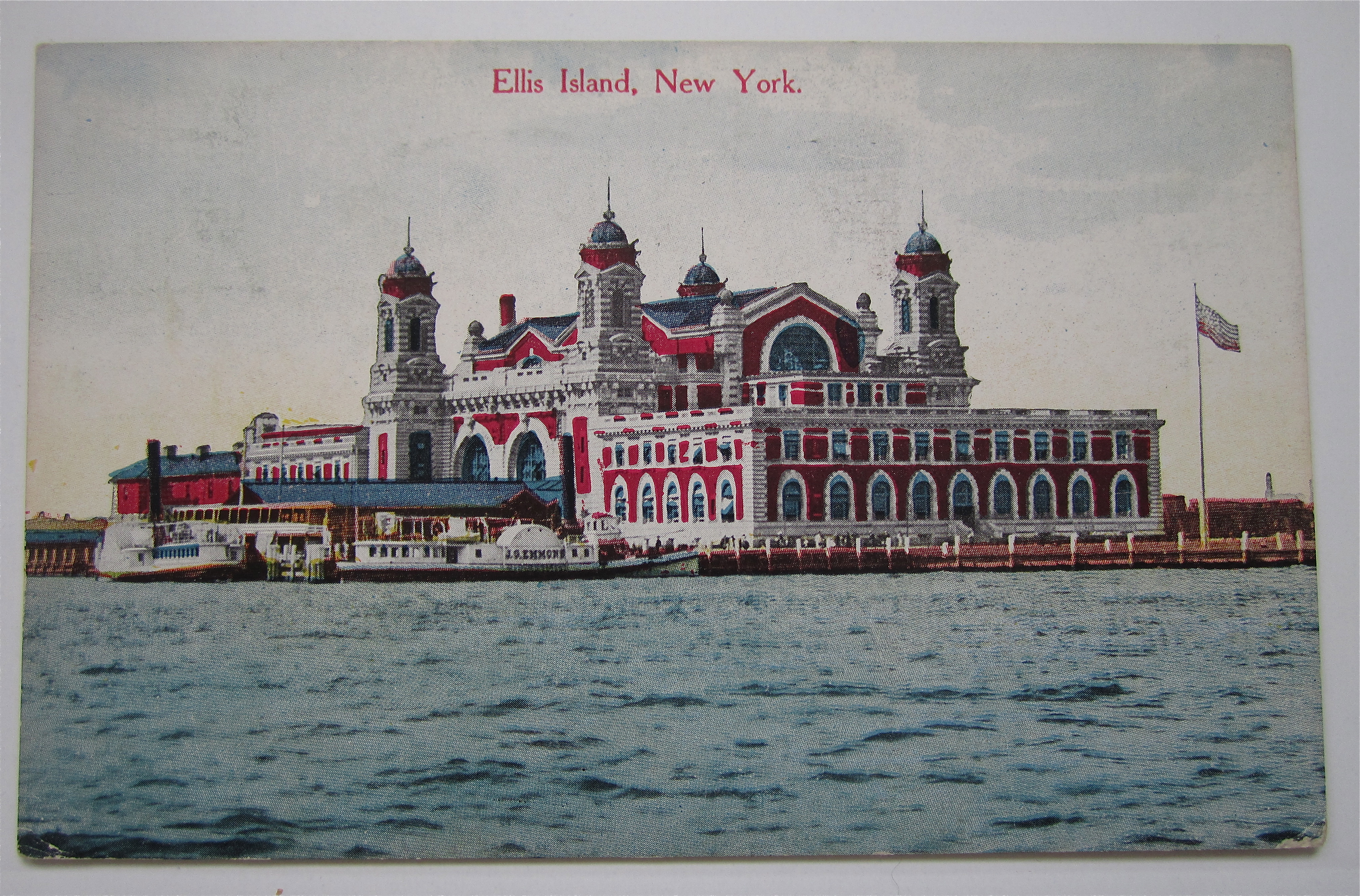 Ellis Island, New York Postcard