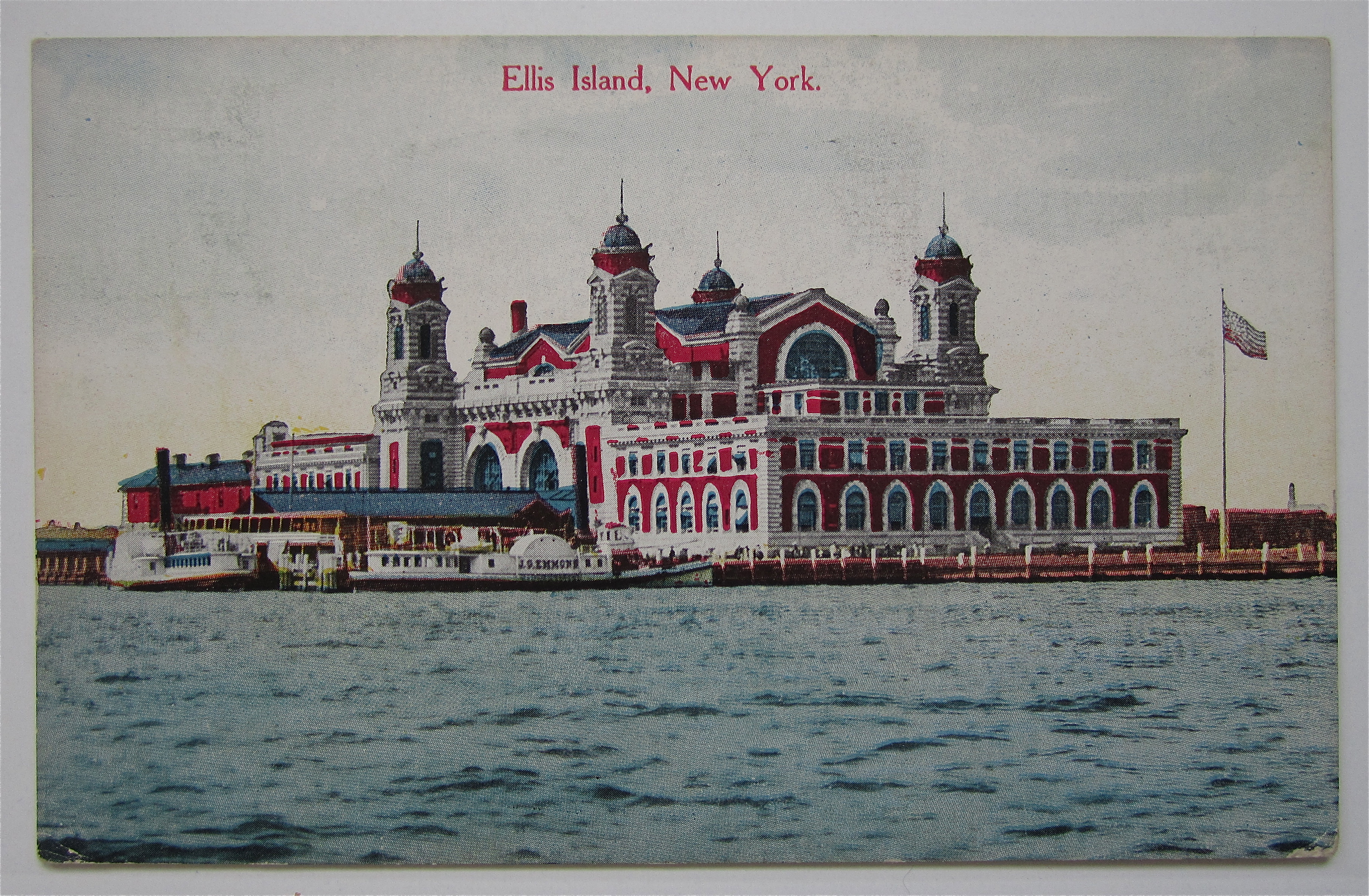 Ellis Island, New York Postcard