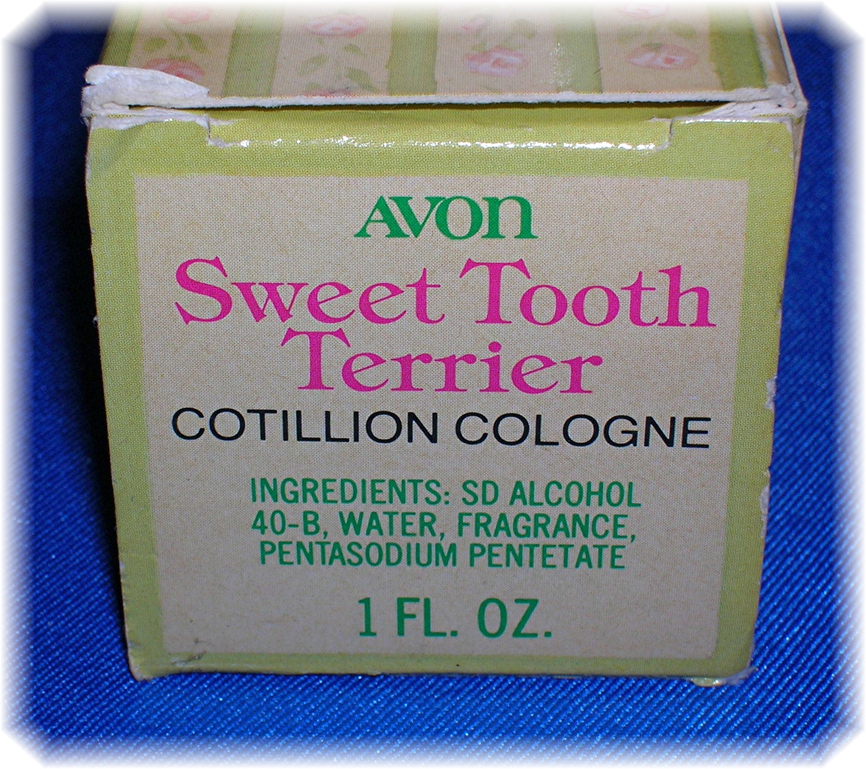 Avon Sweet Tooth Terrier Cologne In Box . . .