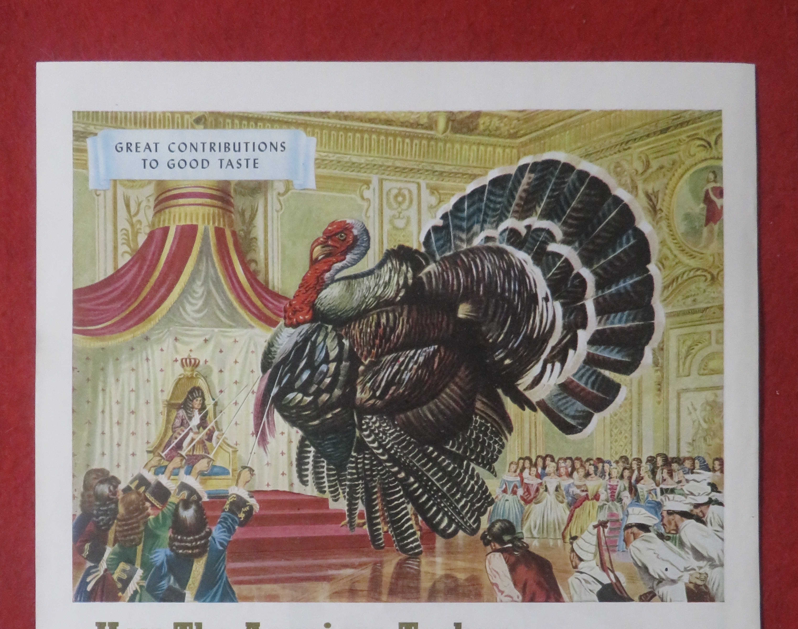 1948 Budweiser Beer with The American Turkey