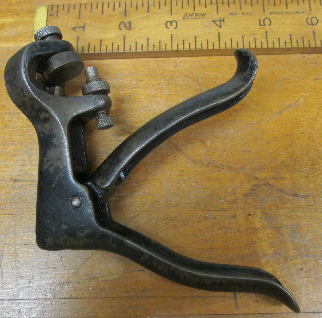 E. C. Stearns Saw Set Pliers Pistol Grip