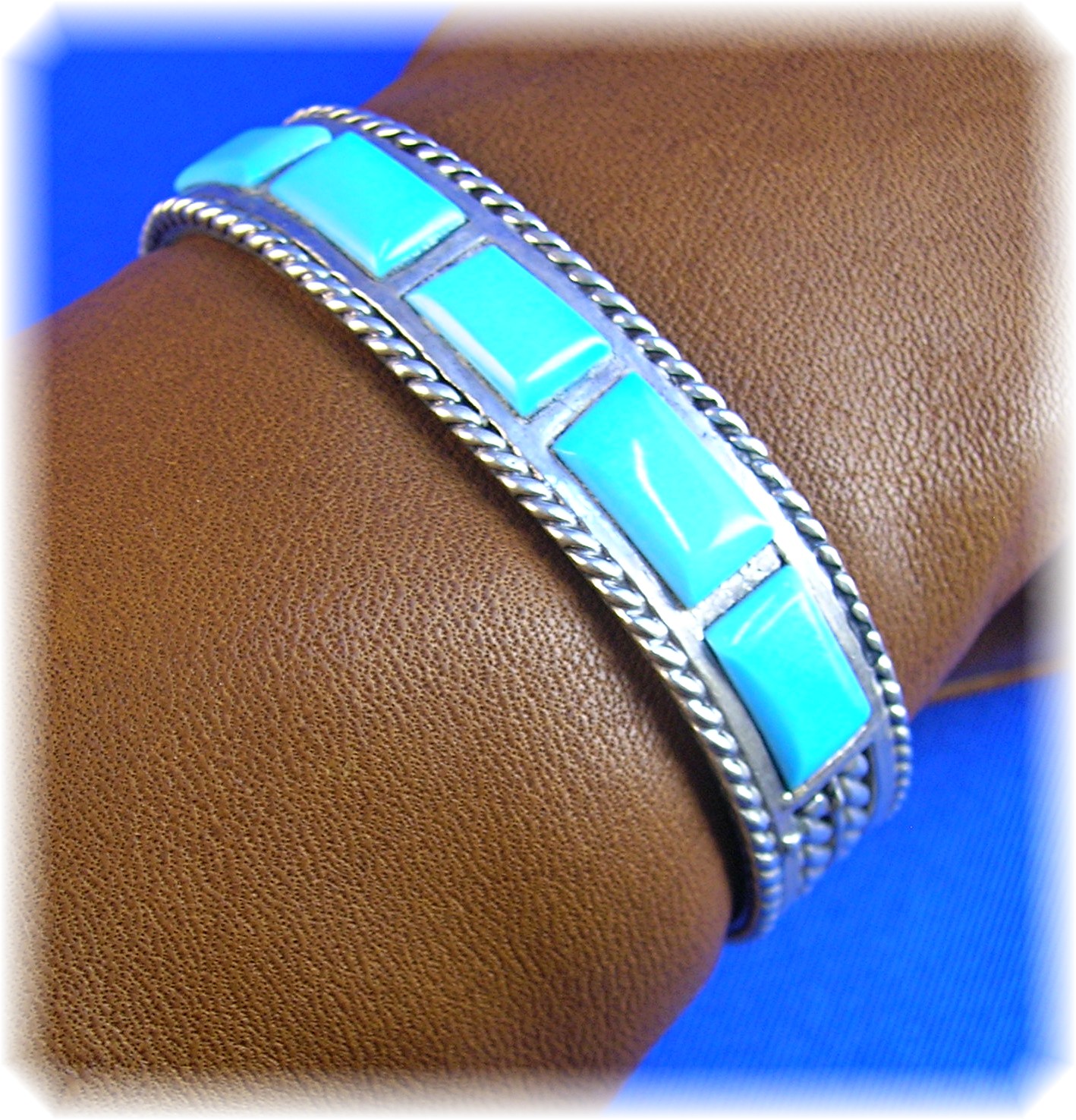 Jackson Pino Sterling Silver Turquoise Bracelet