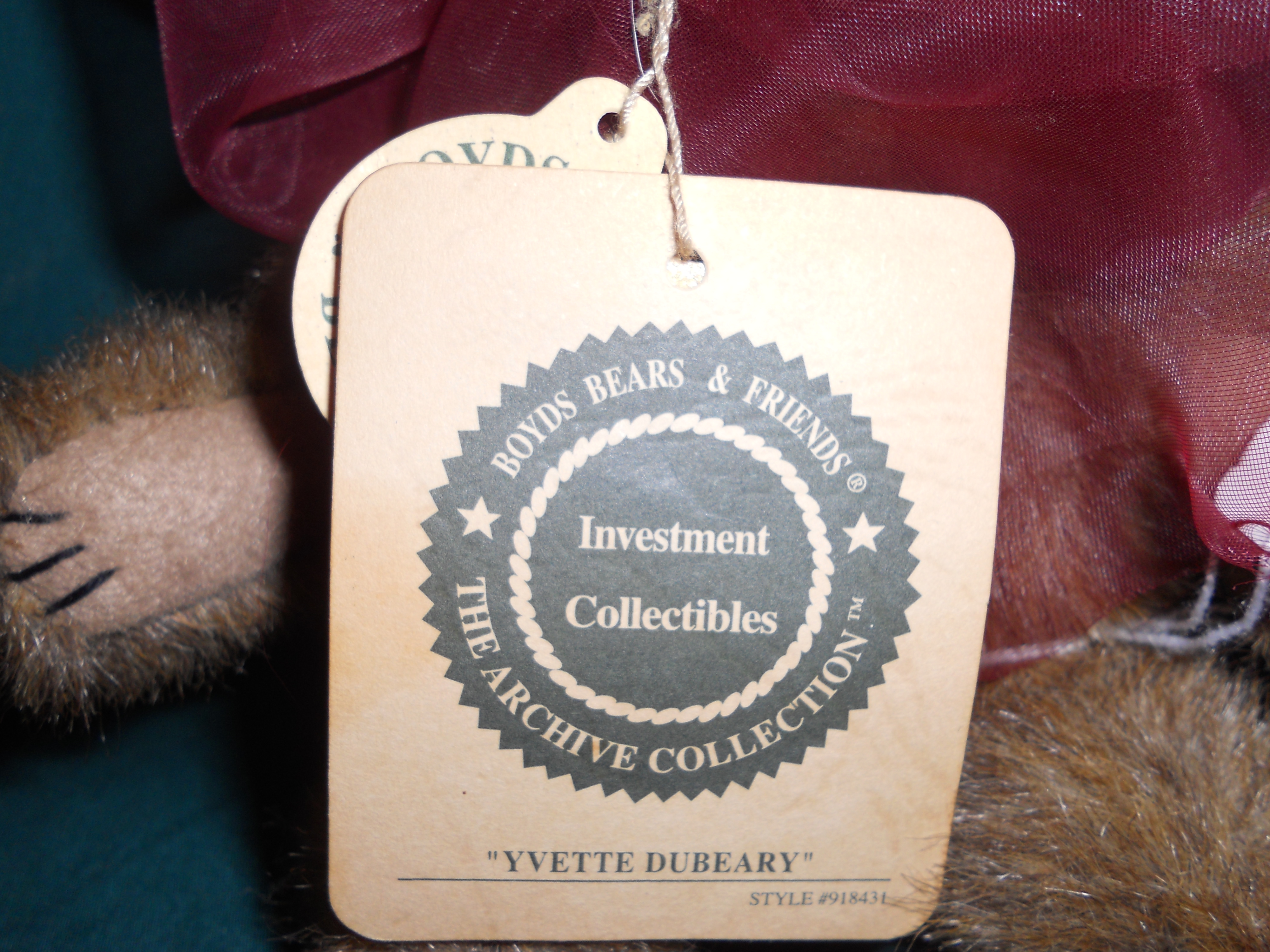Boyds Bear Yvette Dubeary Archive Collection