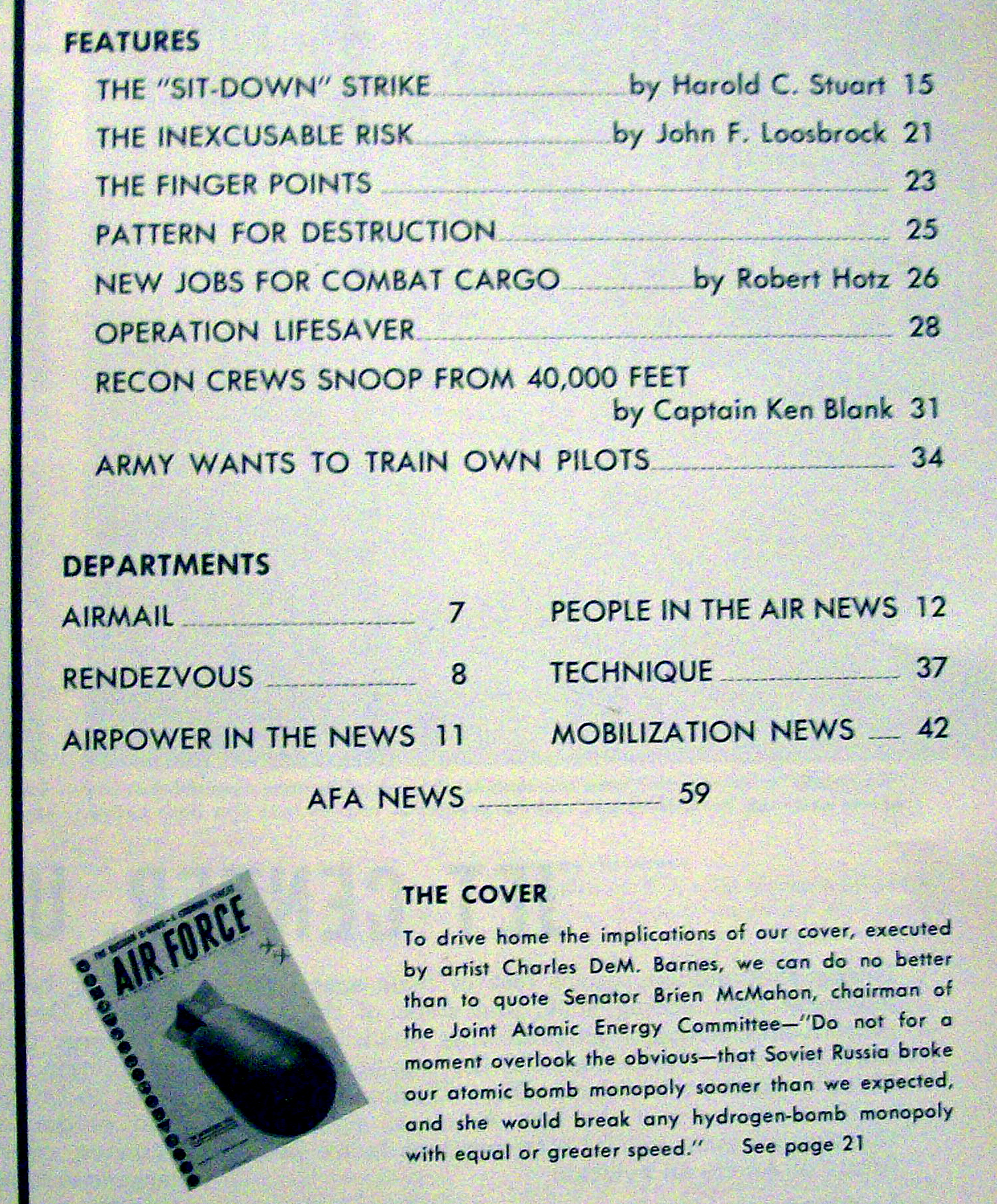 Air Force Magazine June 1952 Russian H Bomb