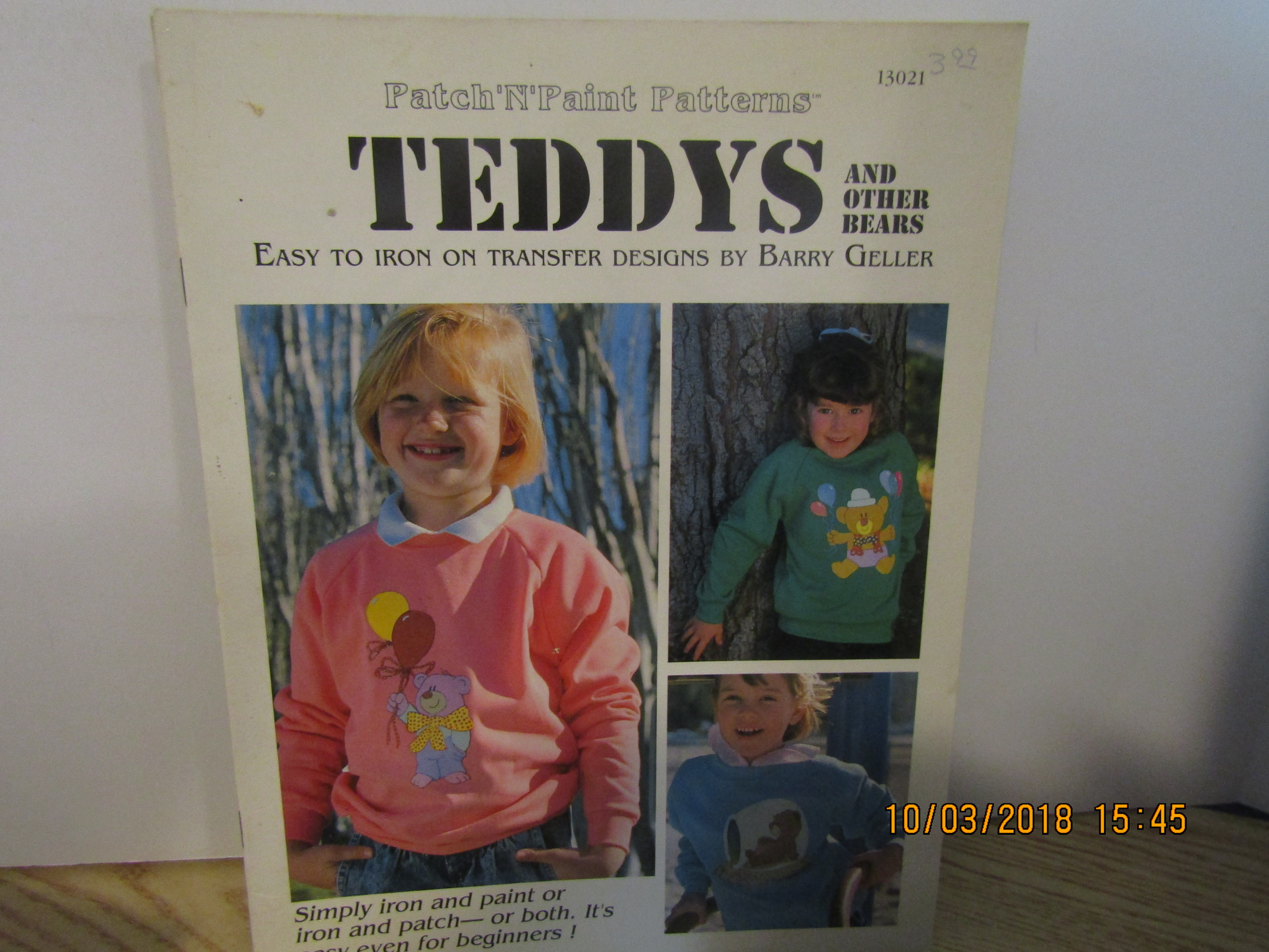 Mark Publishing Patch & Paint Patterns Teddys #13021