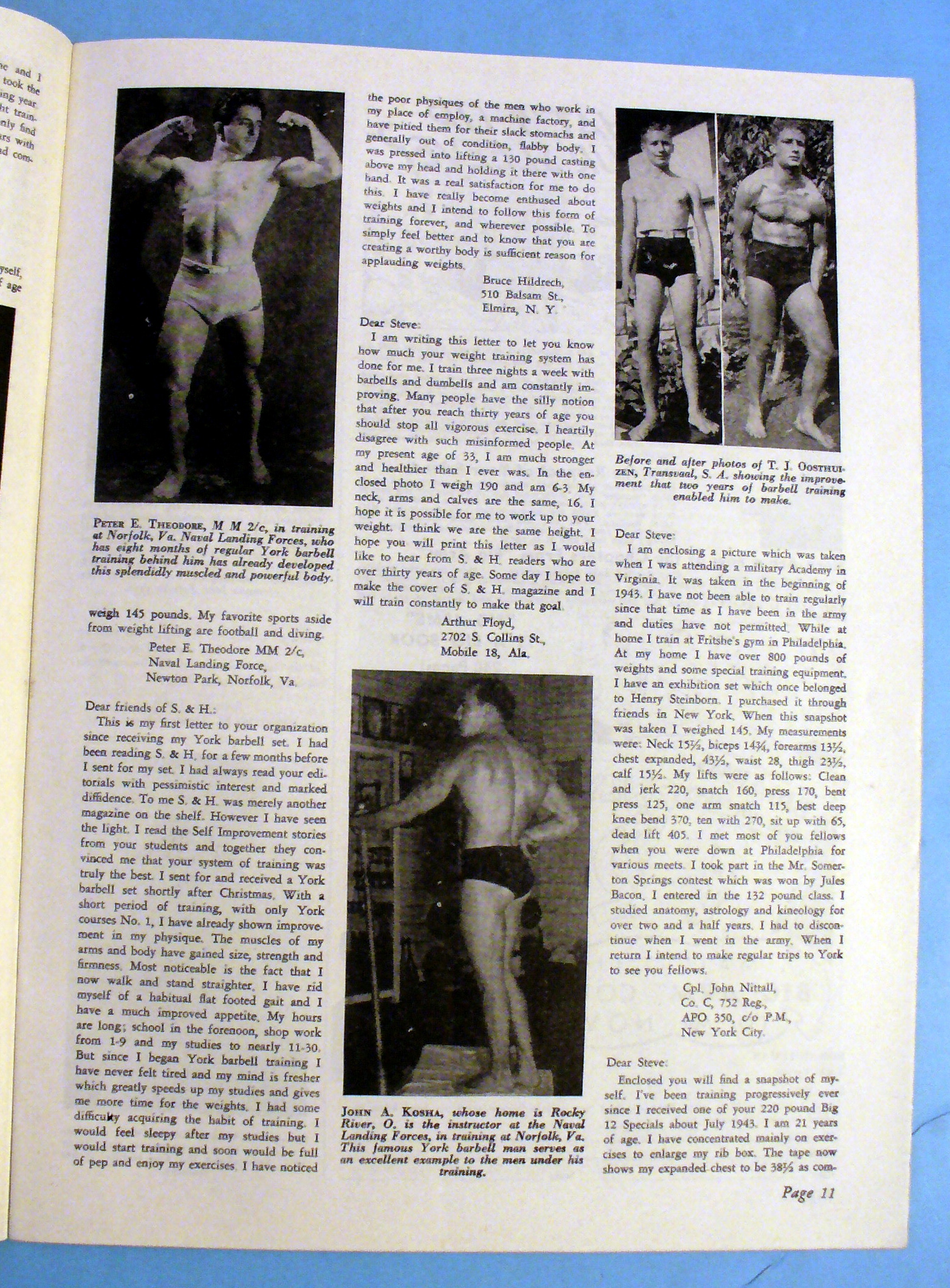 Strength & Health Magazine April 1945 John Gallagher