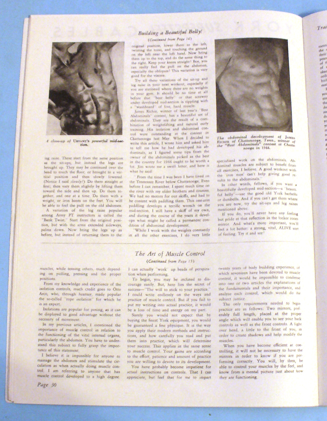 Strength & Health Magazine April 1945 John Gallagher