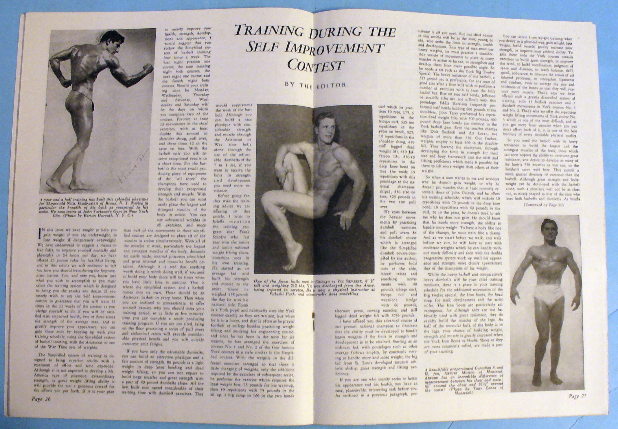 Strength & Health Magazine April 1945 John Gallagher