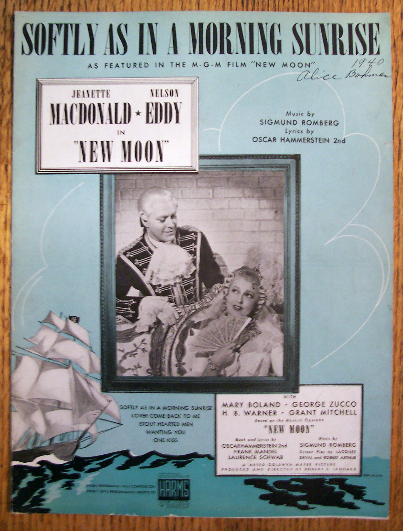 Sheet Music For 1928 Softly As In A Morning Sunrise