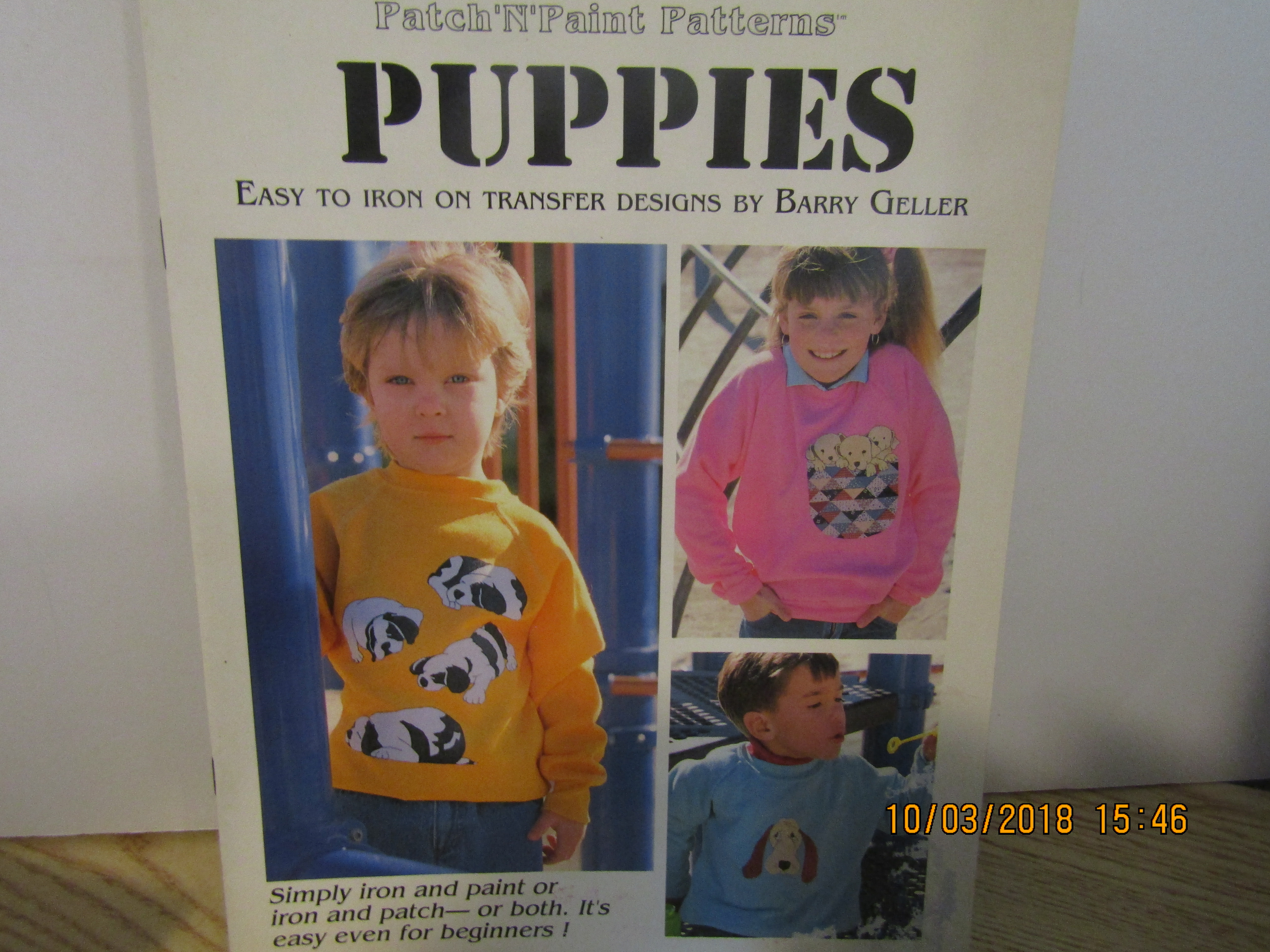 Mark Publishing Patch & Paint Patterns Puppies #13022