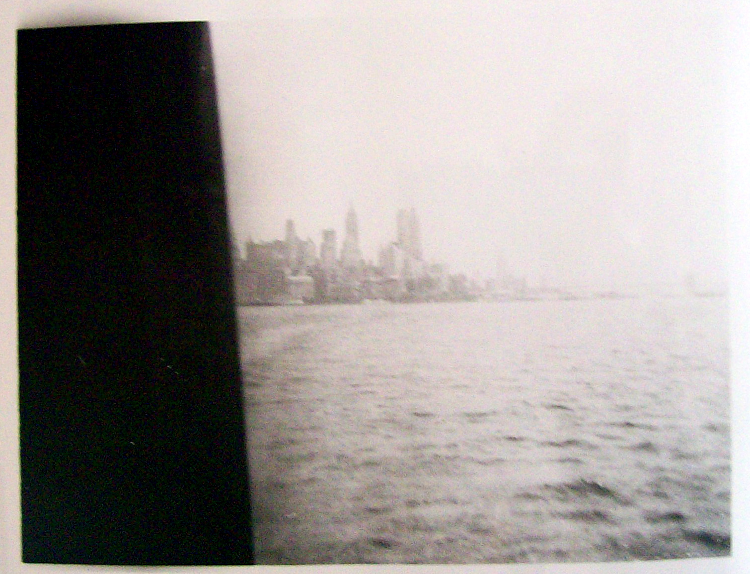 1939 Photograph From A Boat to Manhattan's Tip
