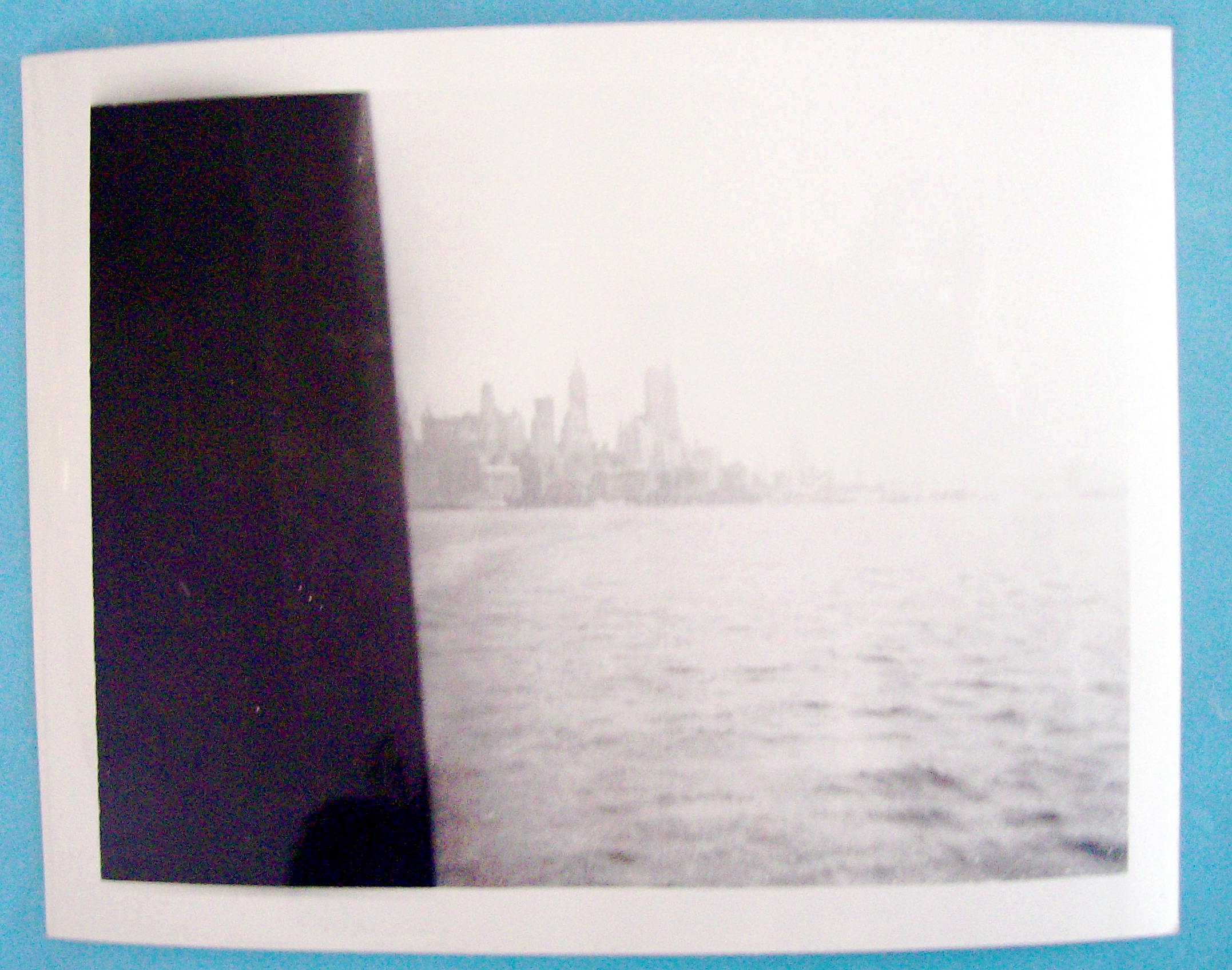 1939 Photograph From A Boat to Manhattan's Tip