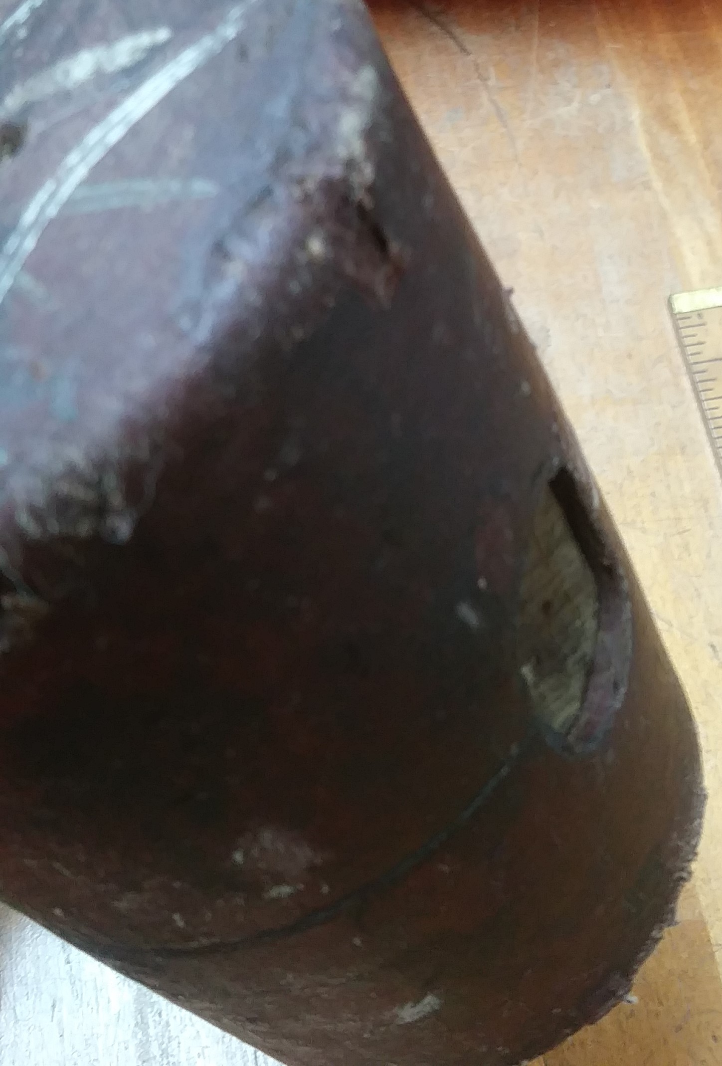 Pressed Leather Carving Mallet 3 pounds Antique