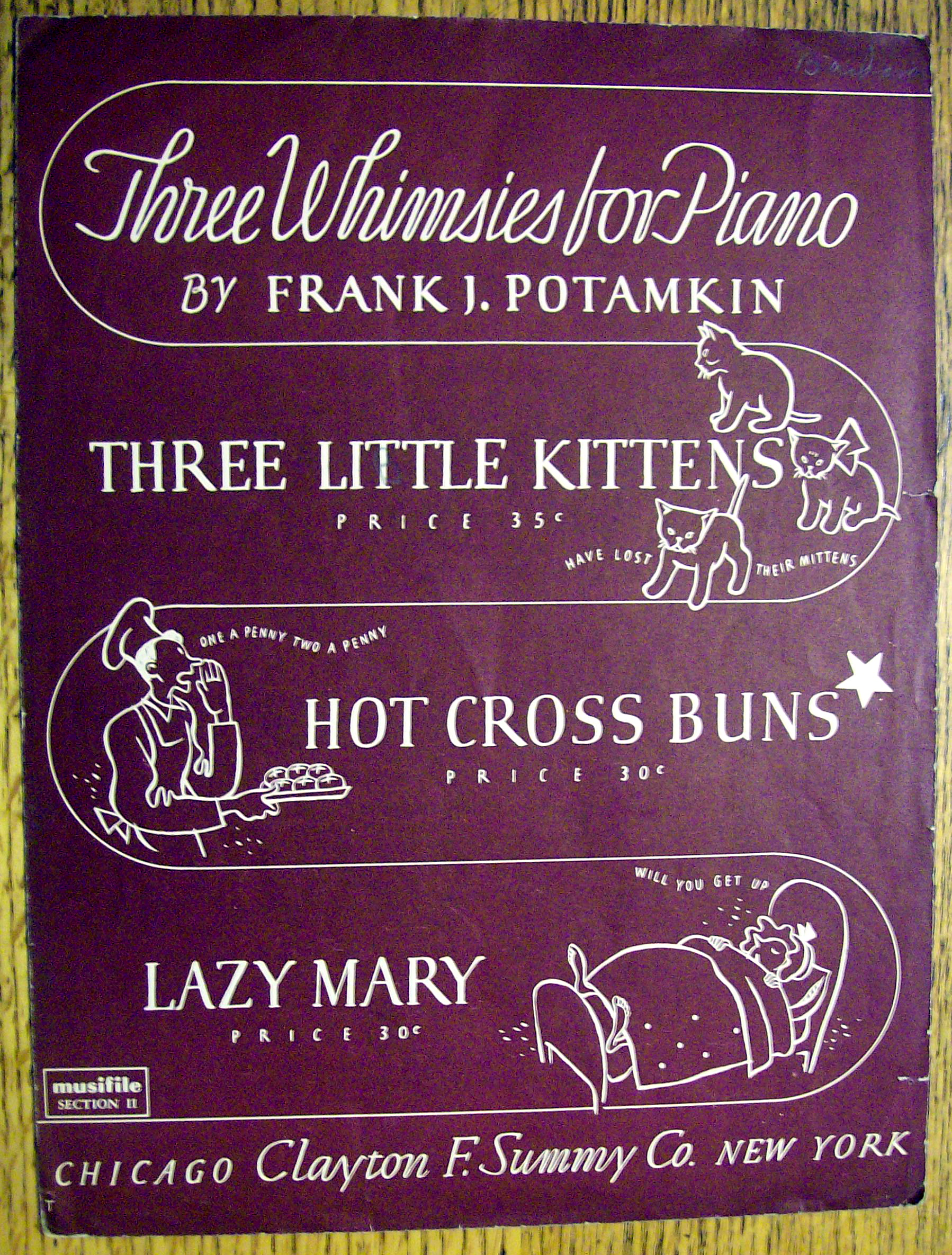 1941 Hot Cross Buns by Frank J. Potamkin