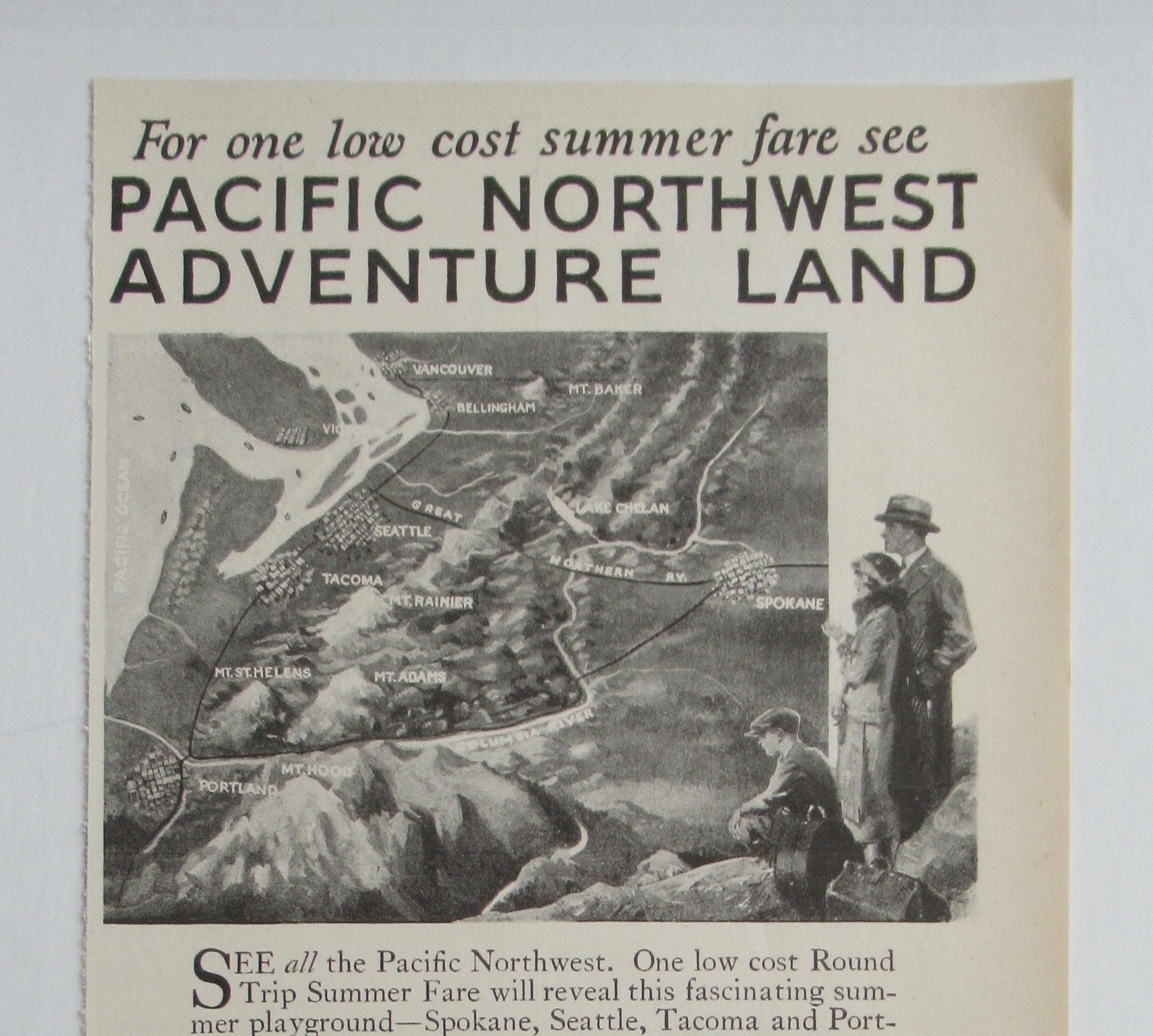 1926 New Oriental Limited with Glacier National Park