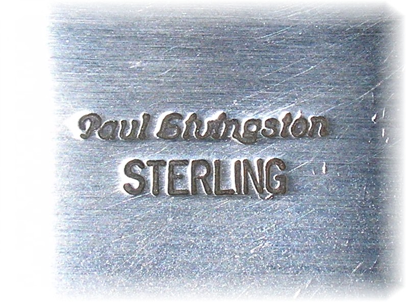 Navajo Paul Livingston Sterling Silver Sleeping Beauty