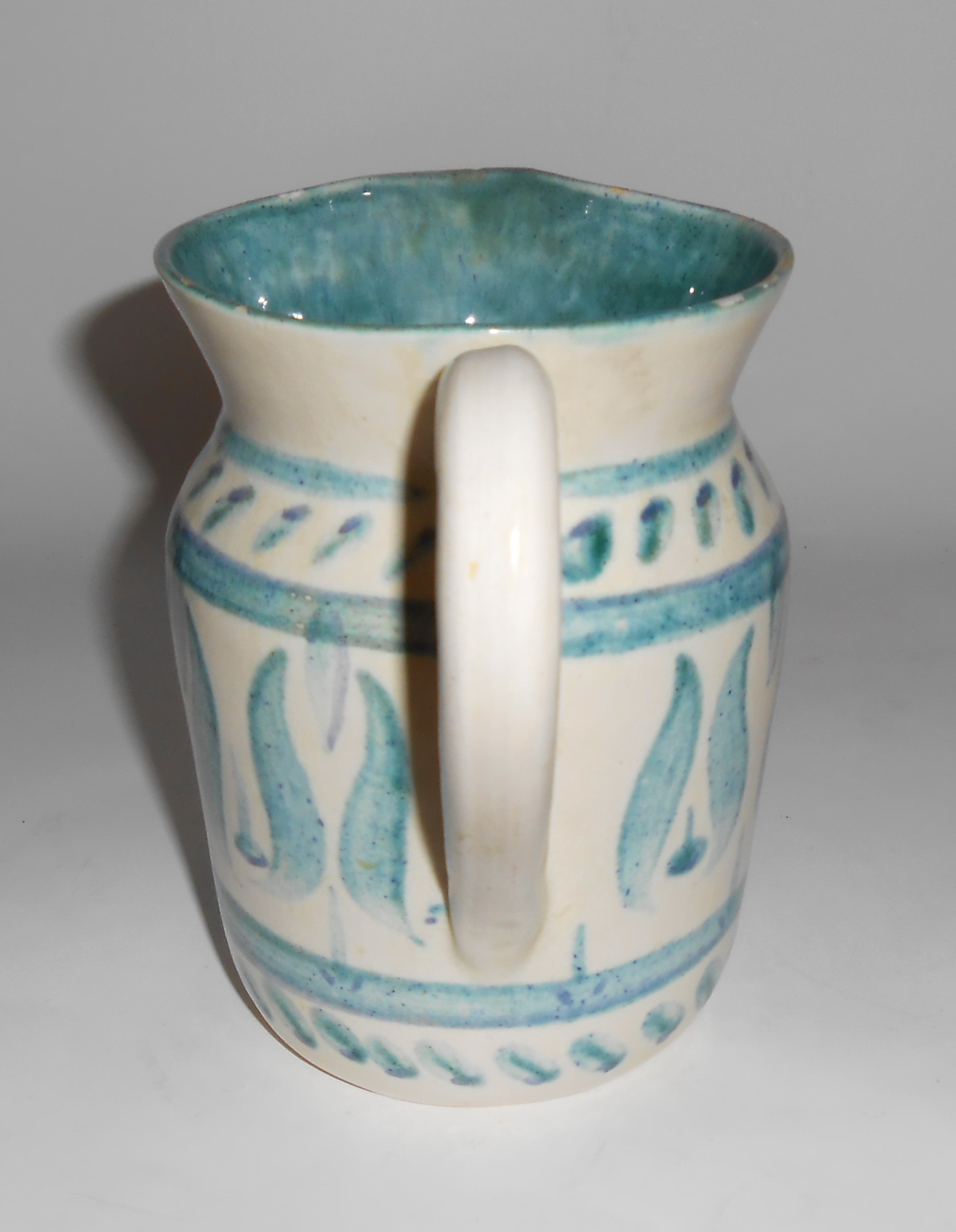 Orcas Island Pottery Decorated Pitcher!  VERY RARE