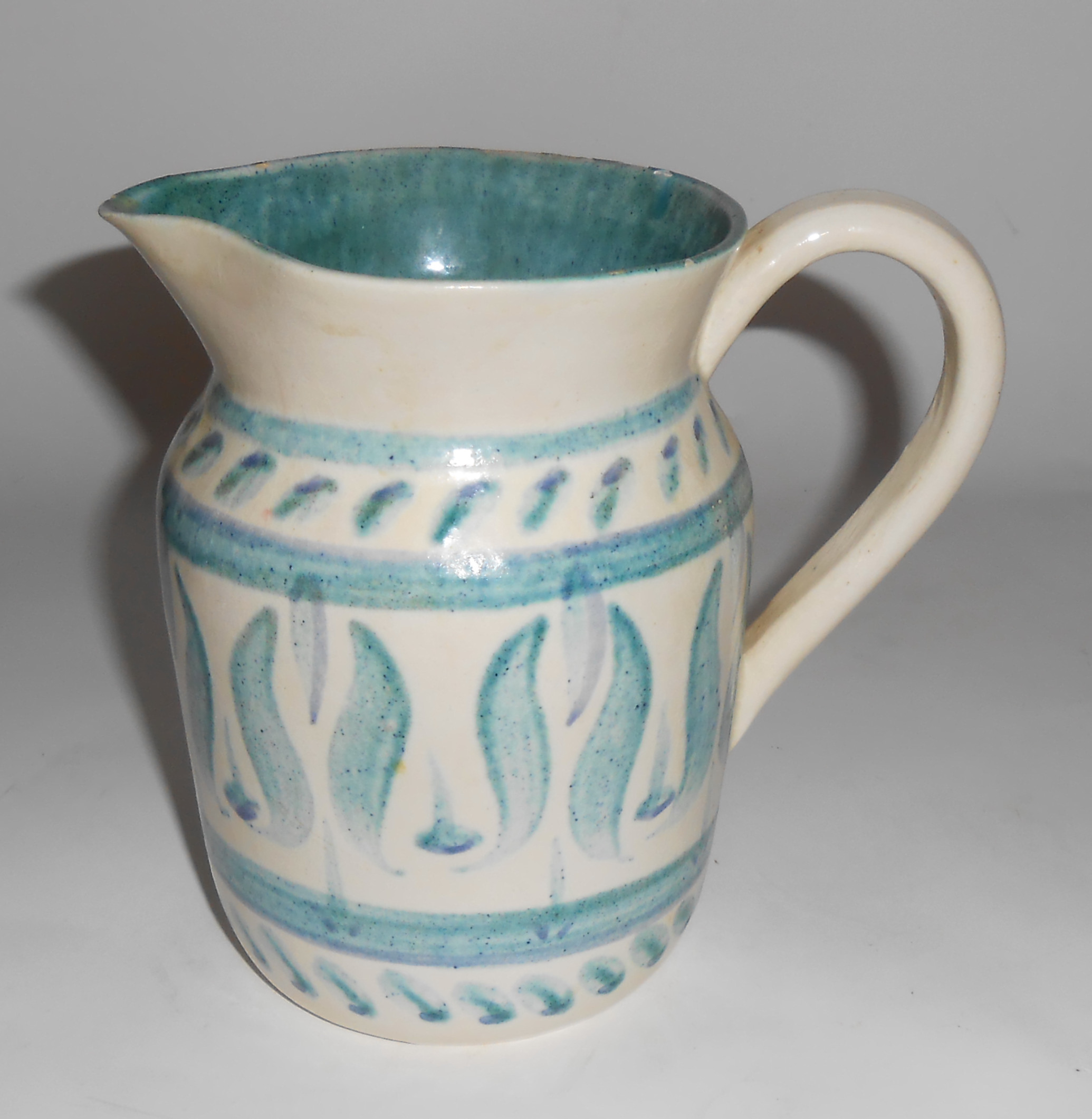 Orcas Island Pottery Decorated Pitcher!  VERY RARE