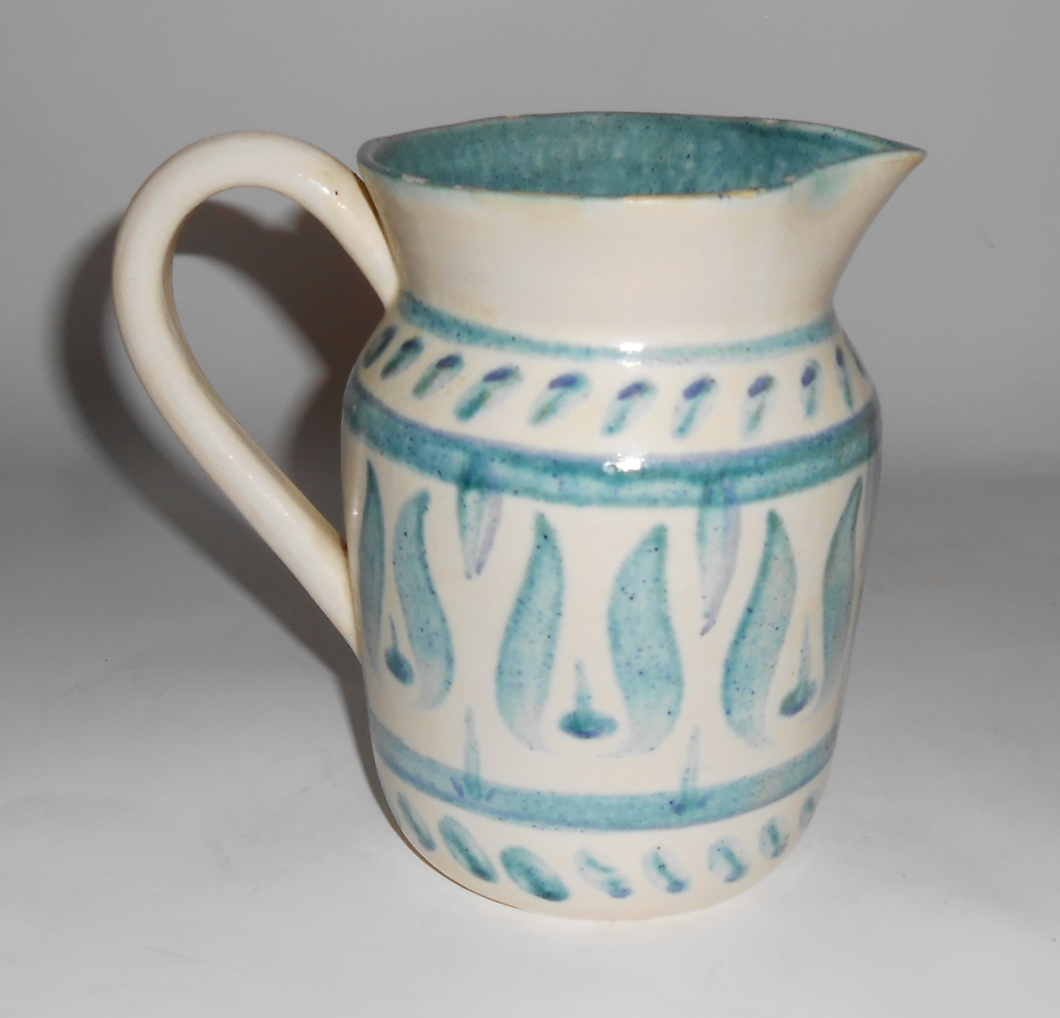 Orcas Island Pottery Decorated Pitcher!  VERY RARE