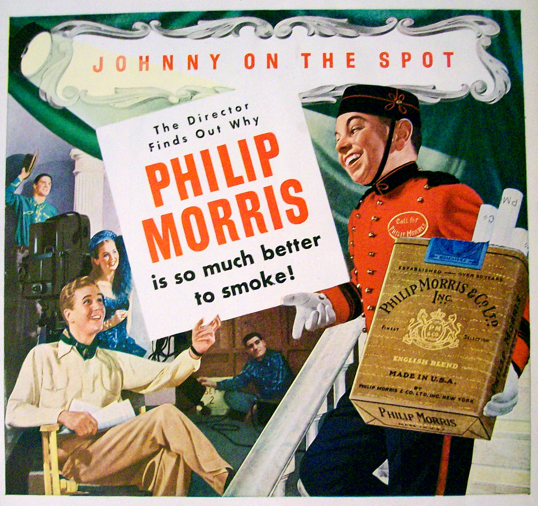 1947 Philip Morris with Johnny On The Spot