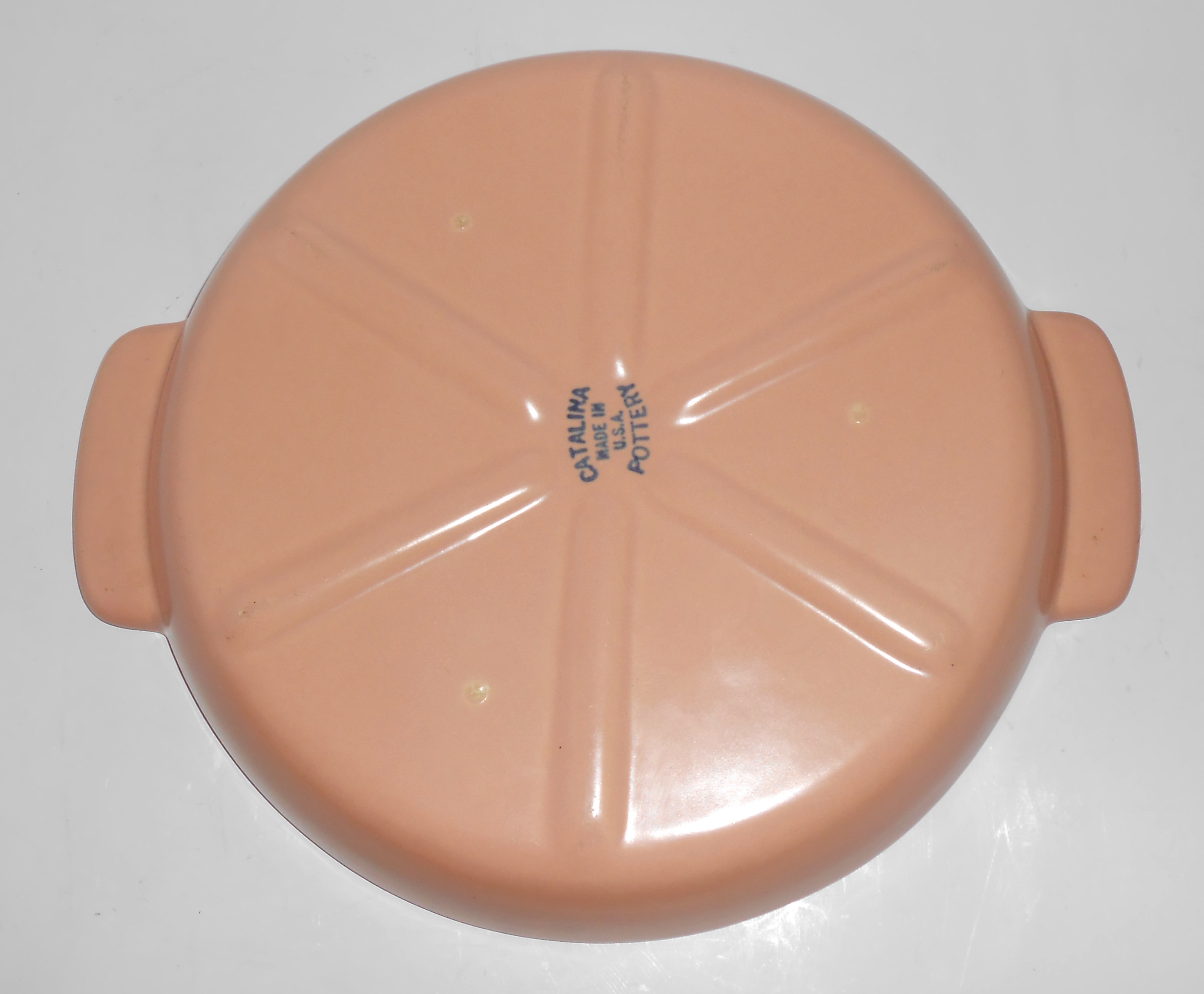 Franciscan Pottery Catalina Rancho Coral Casserole Plt