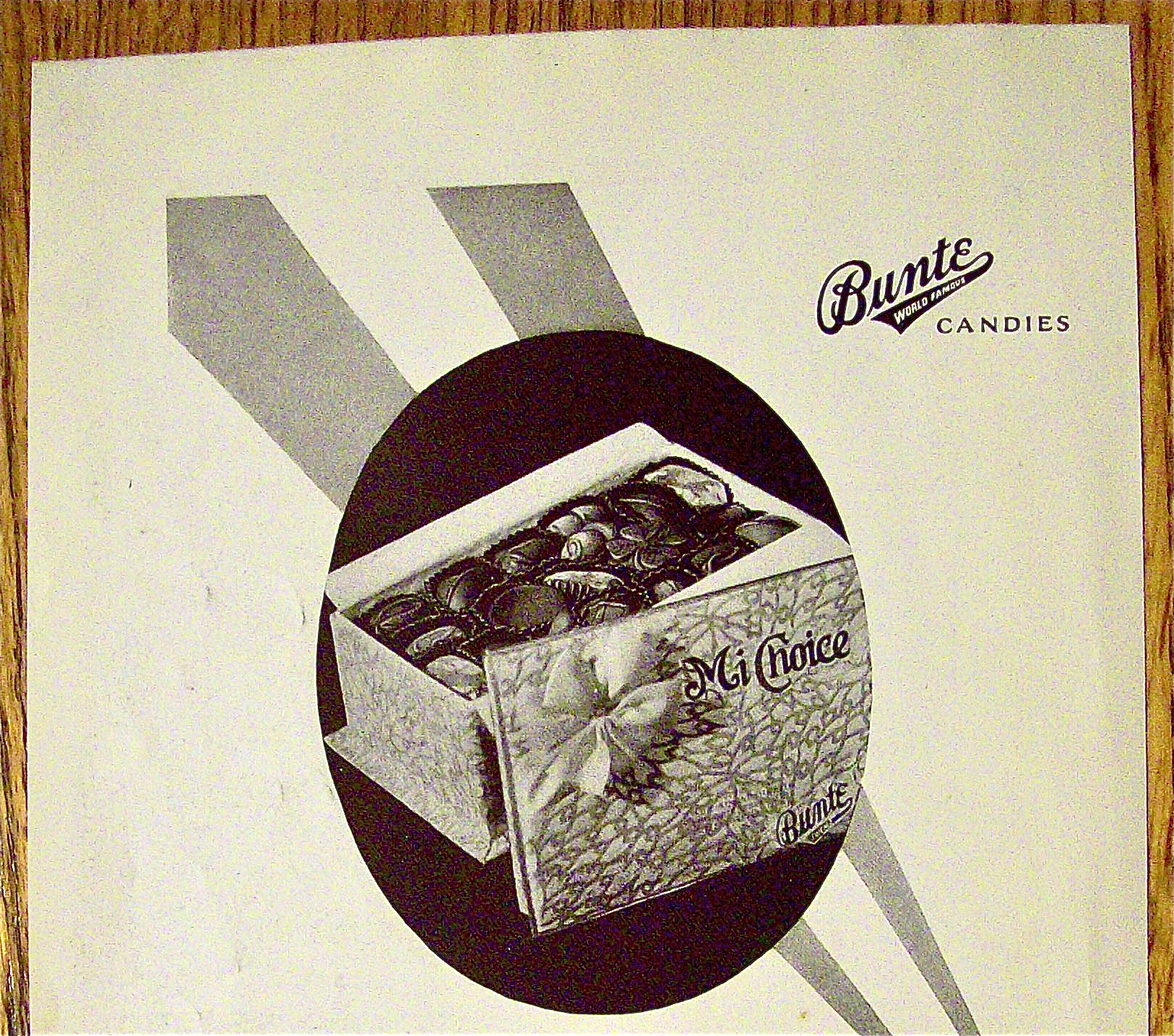 1929 Bunte Mi Choice Chocolates with Box Of Candy
